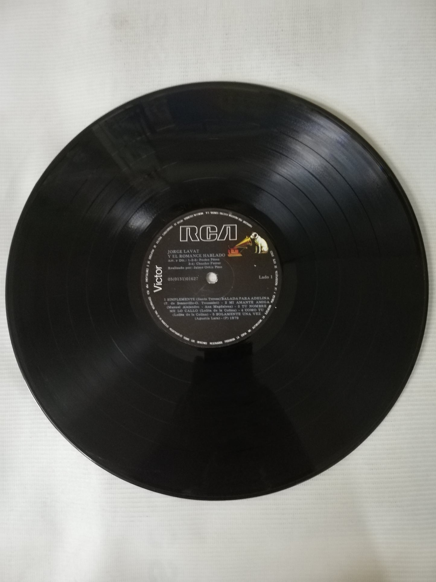 LP JORGE LAVAT - JORGE LAVAT...Y EL ROMANCE HABLADO