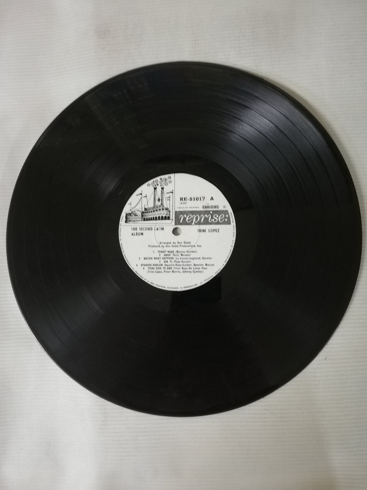 LP TRINI LOPEZ - THE SECOND LATIN ALBUM