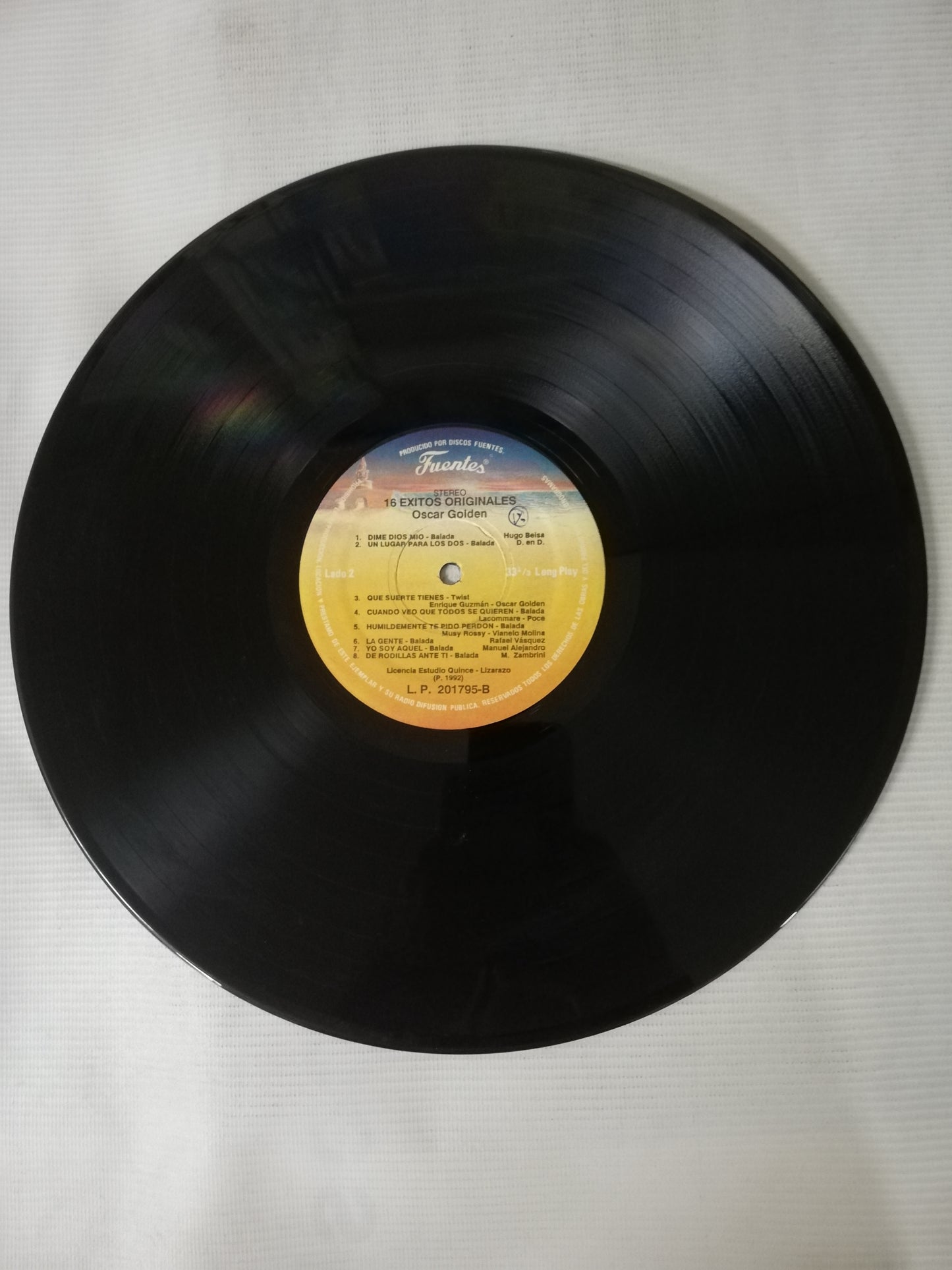 LP OSCAR GOLDEN - 16 EXITOS ORIGINALES