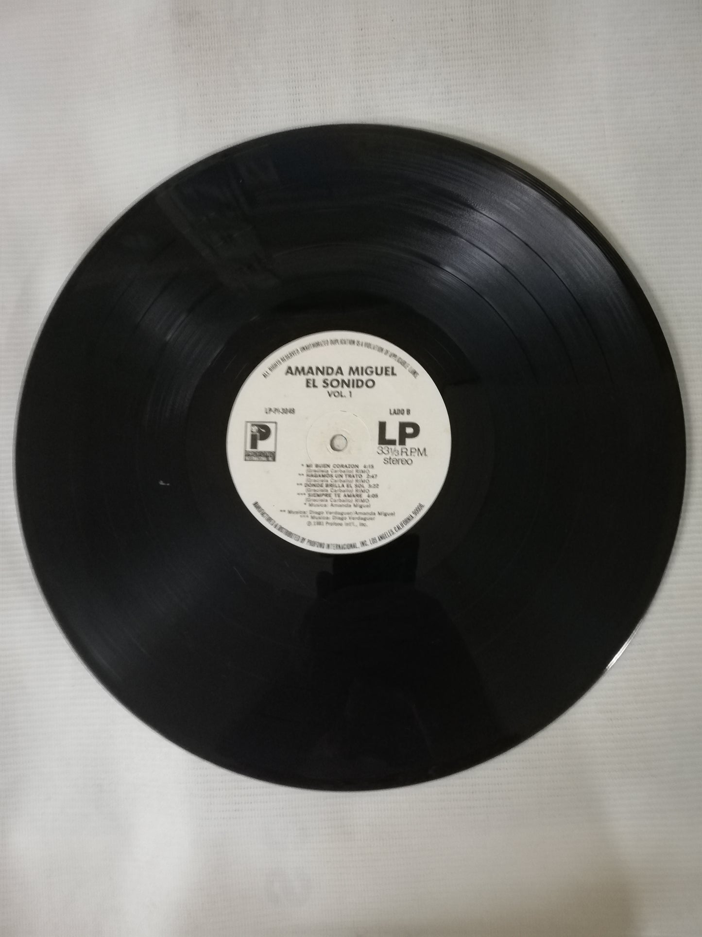 LP AMANDA MIGUEL - EL SONIDO VOL. 1