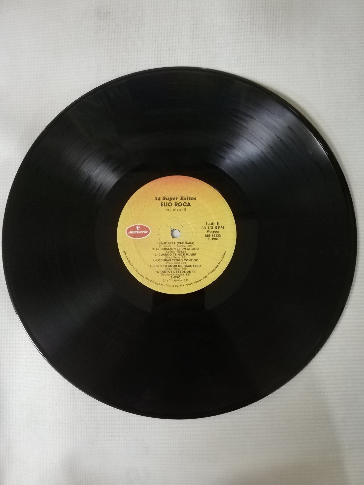 LP ELIO ROCA - 14 SUPER EXITOS VOL. II