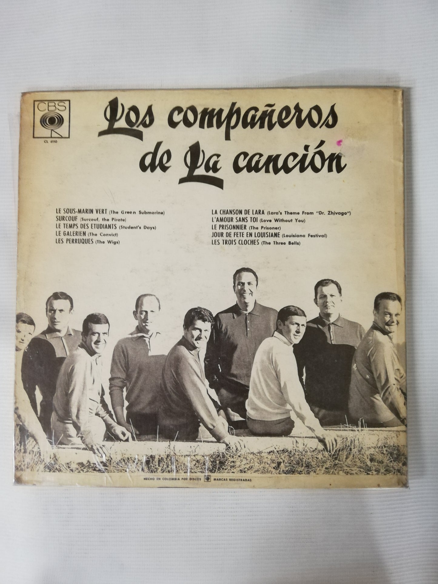 LP LOS COMPAÑEROS DE LA CANCIÓN - LOS COMPAÑEROS DE LA CANCIÓN