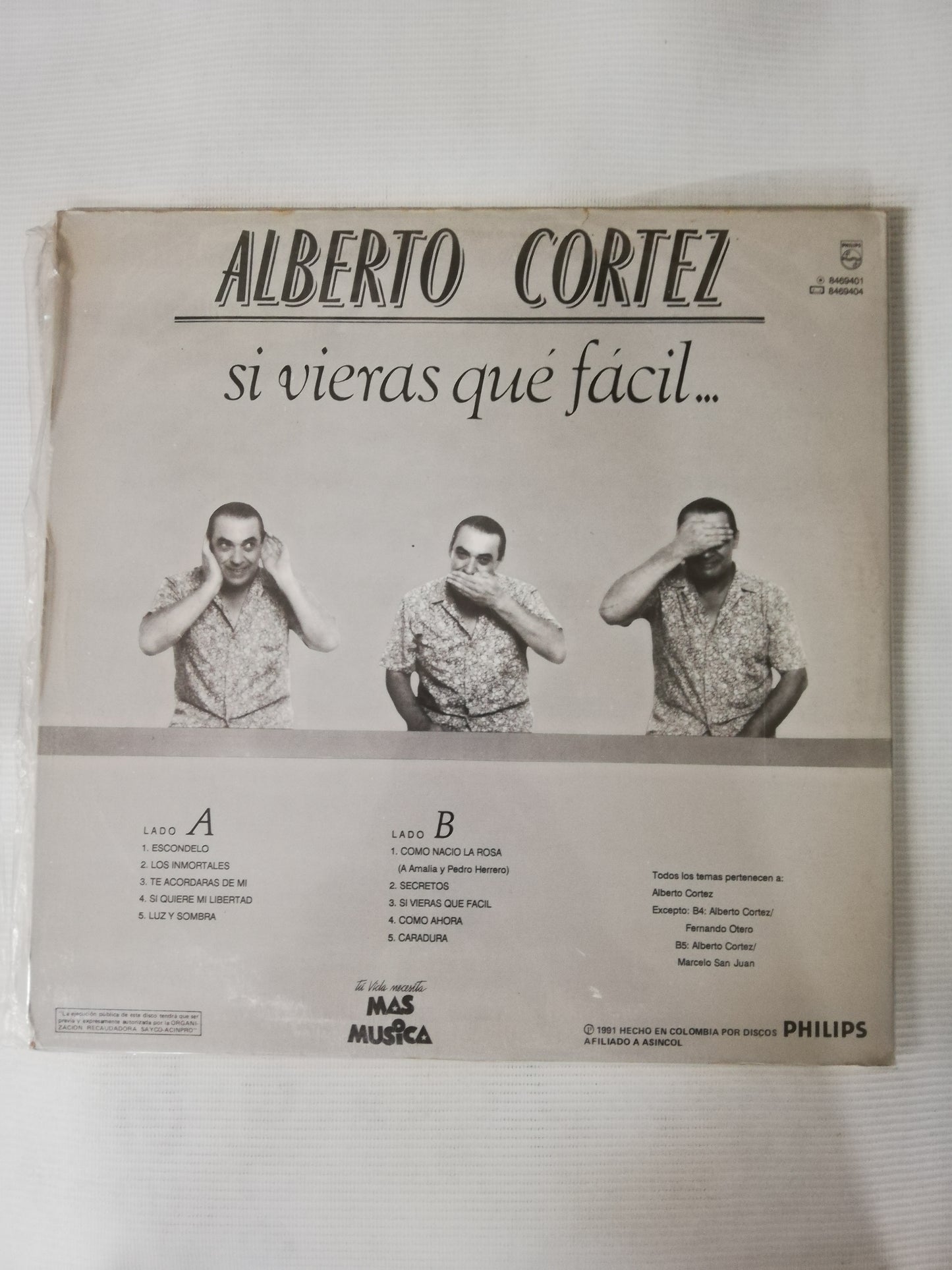 LP ALBERTO CORTEZ - SI VIERAS QUE FACIL...