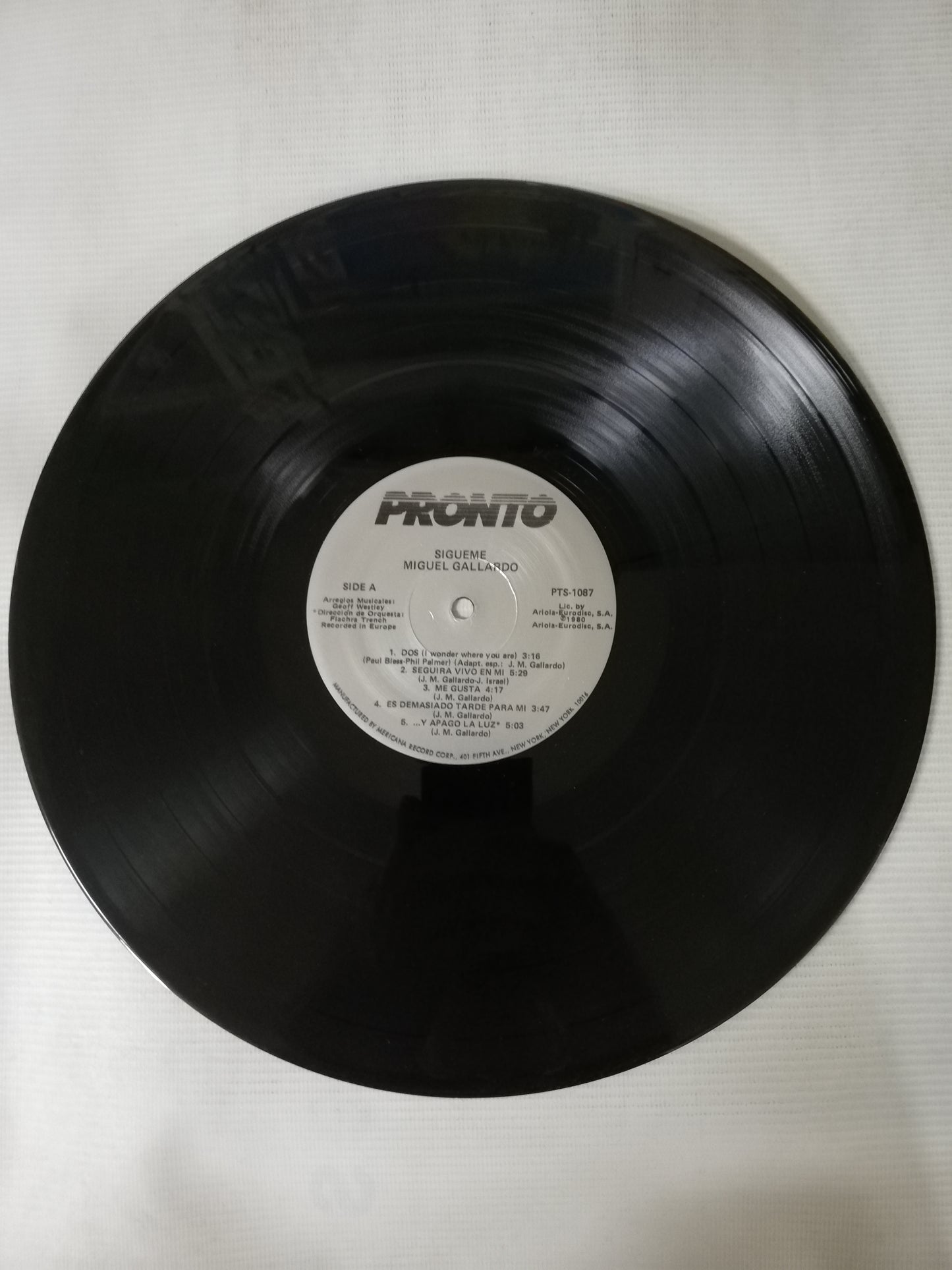 LP MIGUEL GALLARDO - SÍGUEME