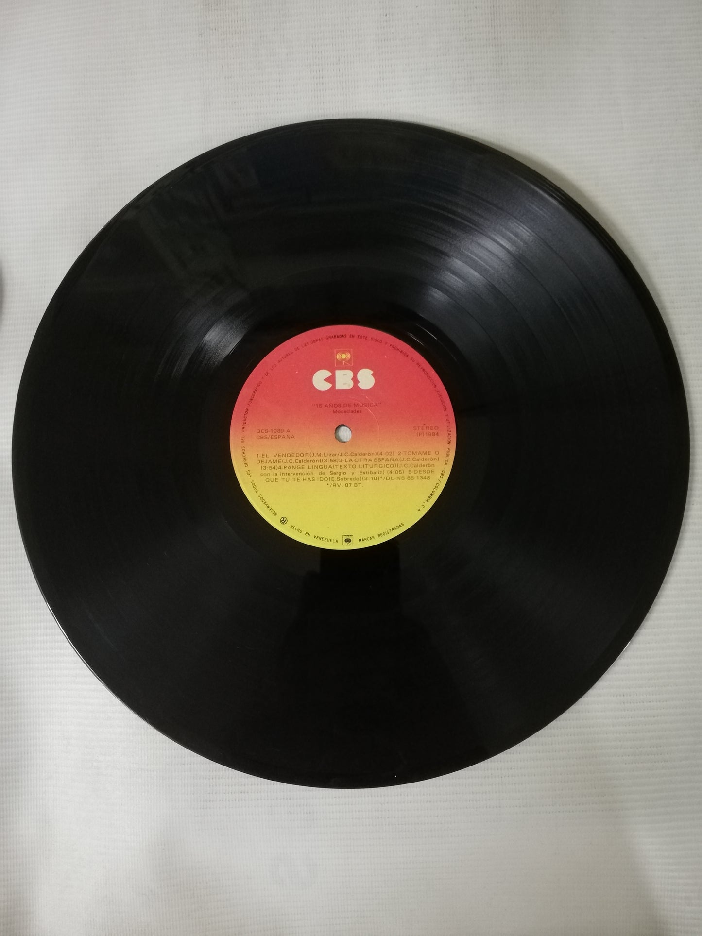 LP MOCEDADES - 15 AÑOS DE MÚSICA