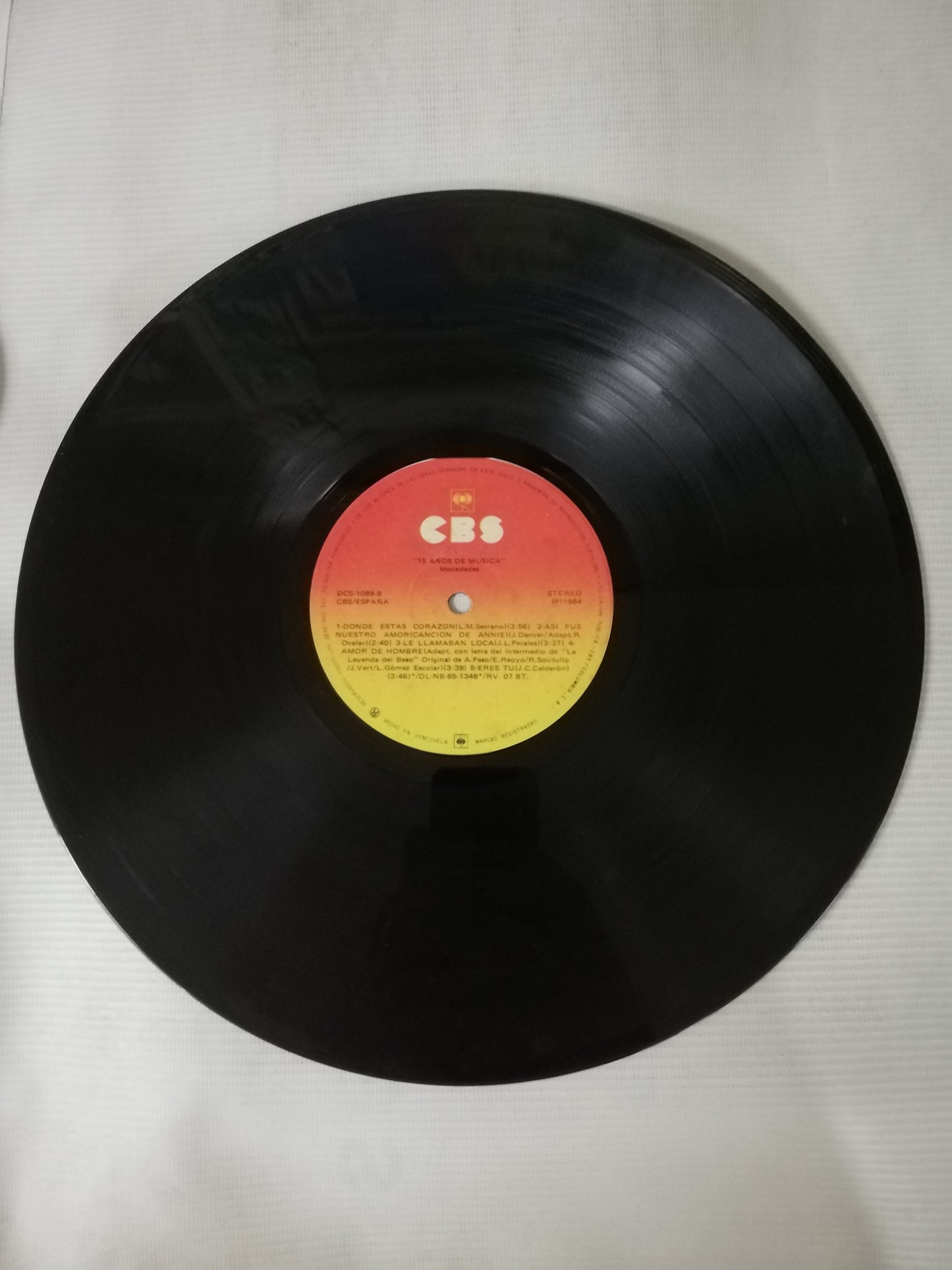 LP MOCEDADES - 15 AÑOS DE MÚSICA