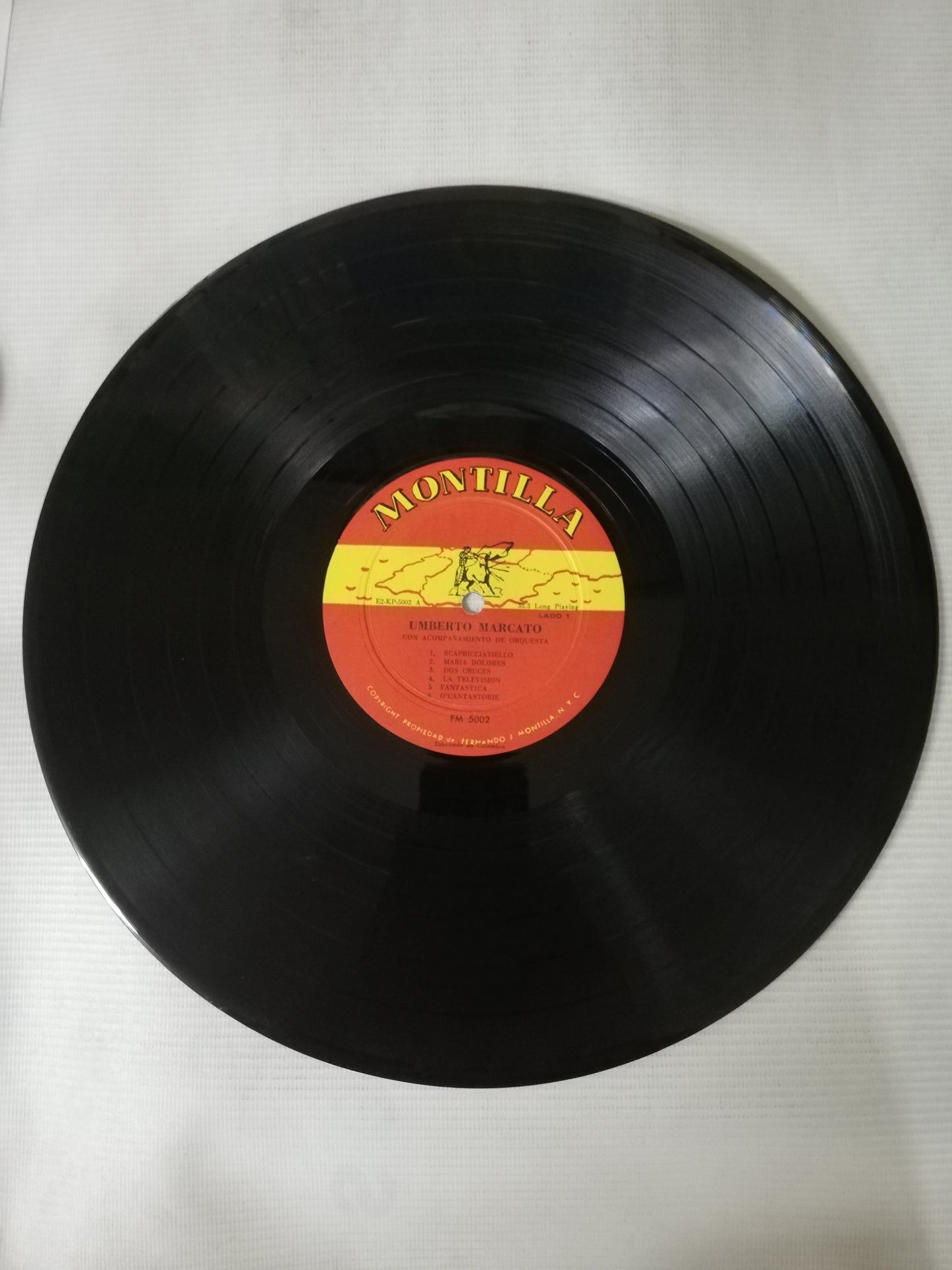 LP UMBERTO MARCATO - UMBERTO MARCATO CON ACOMPAÑAMIENTO DE ORQUESTA