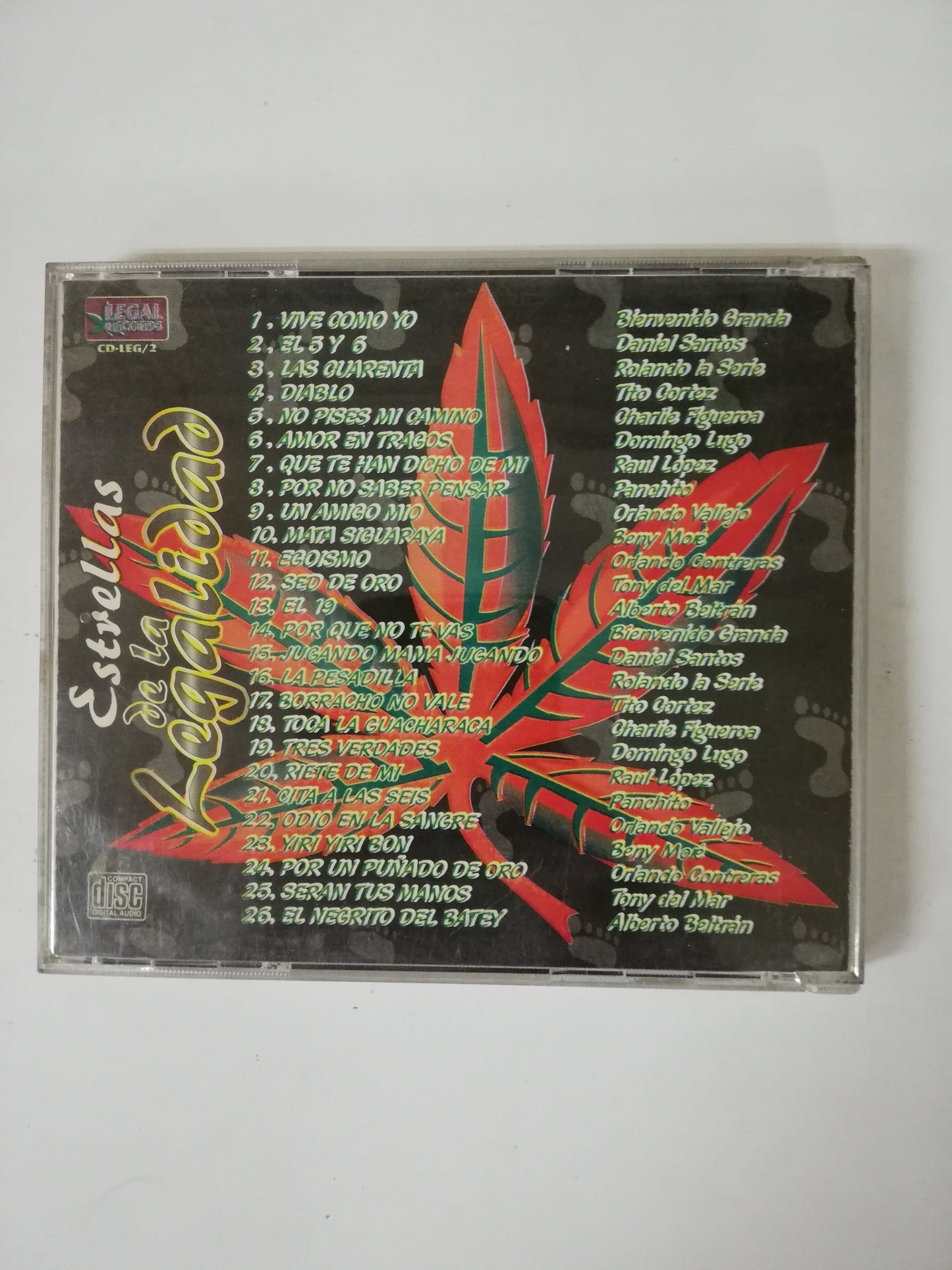 CD ESTRELLAS DE LA LEGALIDAD - VARIOS INTÉRPRETES