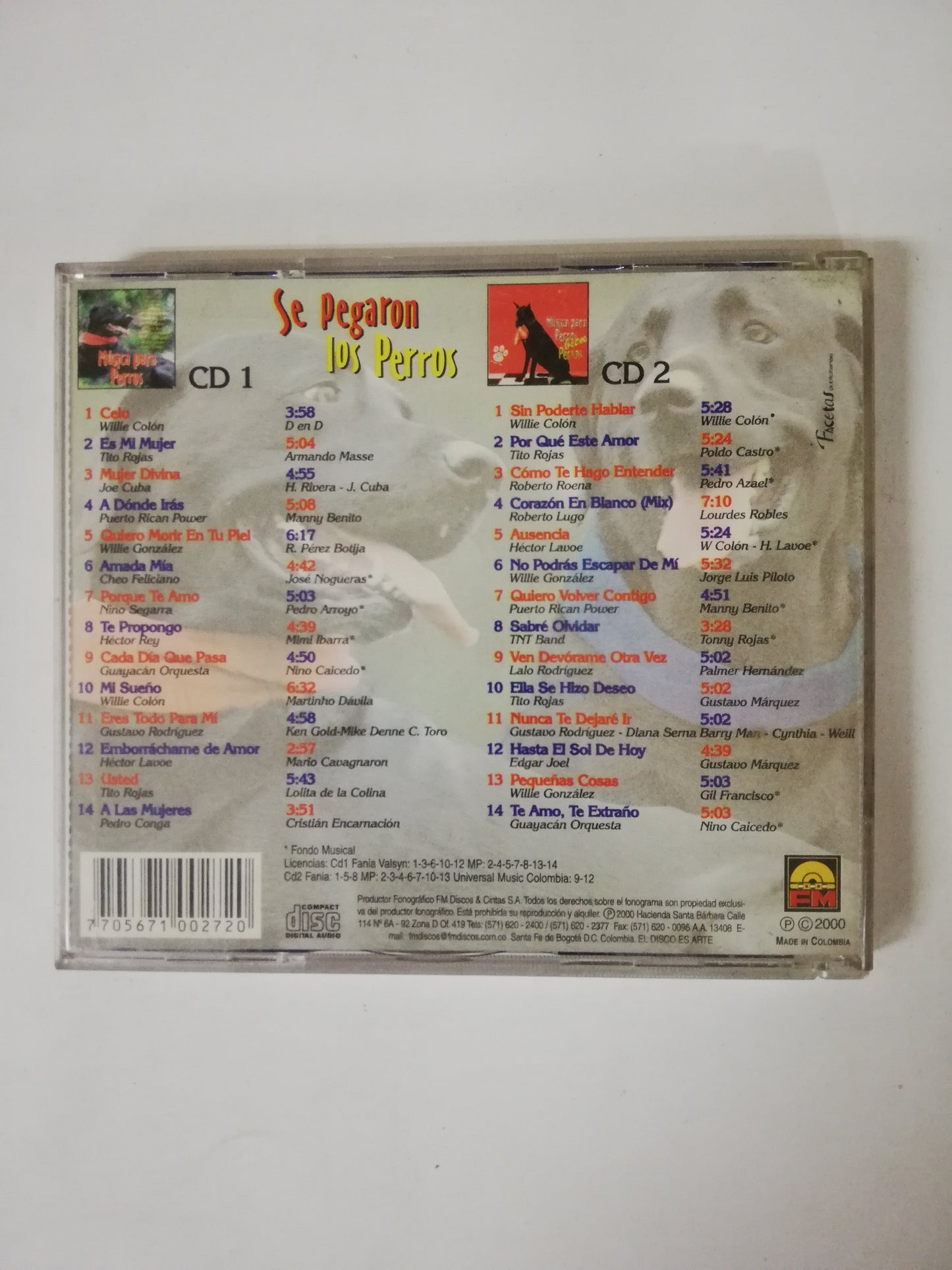 CD MÚSICA PARA PERROS - VARIOS INTÉRPRETES - CD X 2