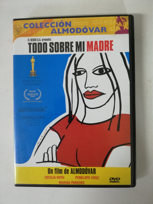 DVD TODO SOBRE MI MADRE - PEDRO ALMODOVAR