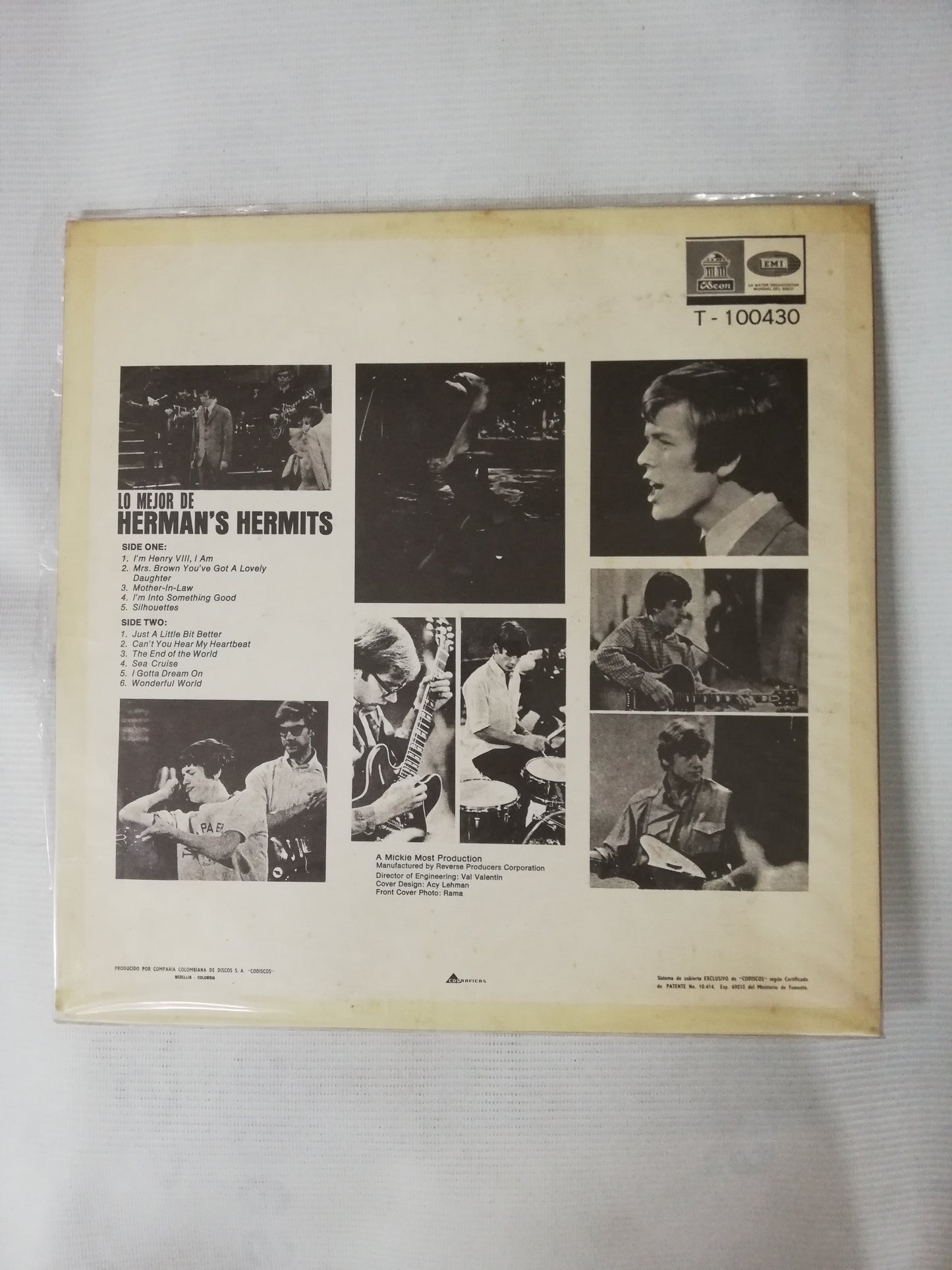 LP HERMAN´S HERMITS - LO MEJOR DE HERMAN´S HERMITS