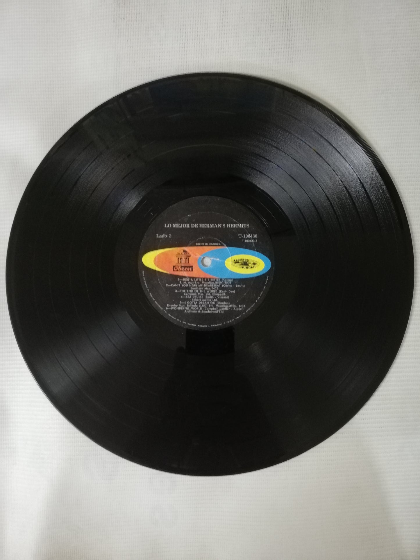 LP HERMAN´S HERMITS - LO MEJOR DE HERMAN´S HERMITS