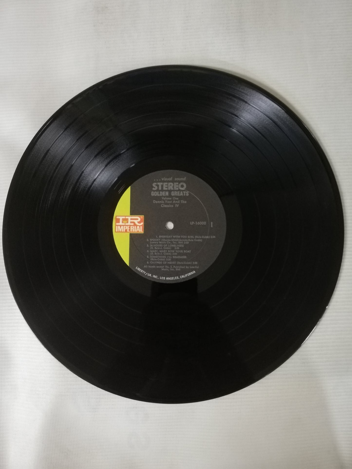 LP DENNIS YOST AND THE CLASSICS IV - GOLDEN GREATS VOL. 1