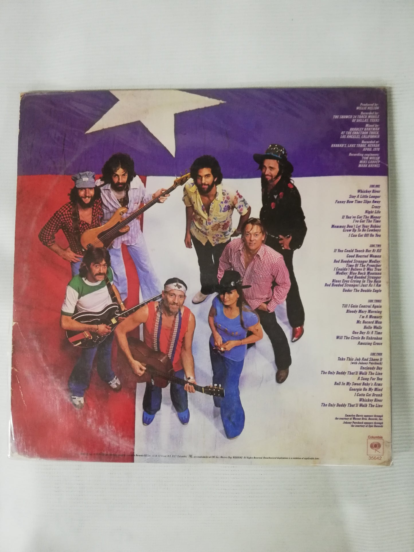 LP WLLIE NELSON - WIILIE AND FAMILY LIVE - VINYL X 2