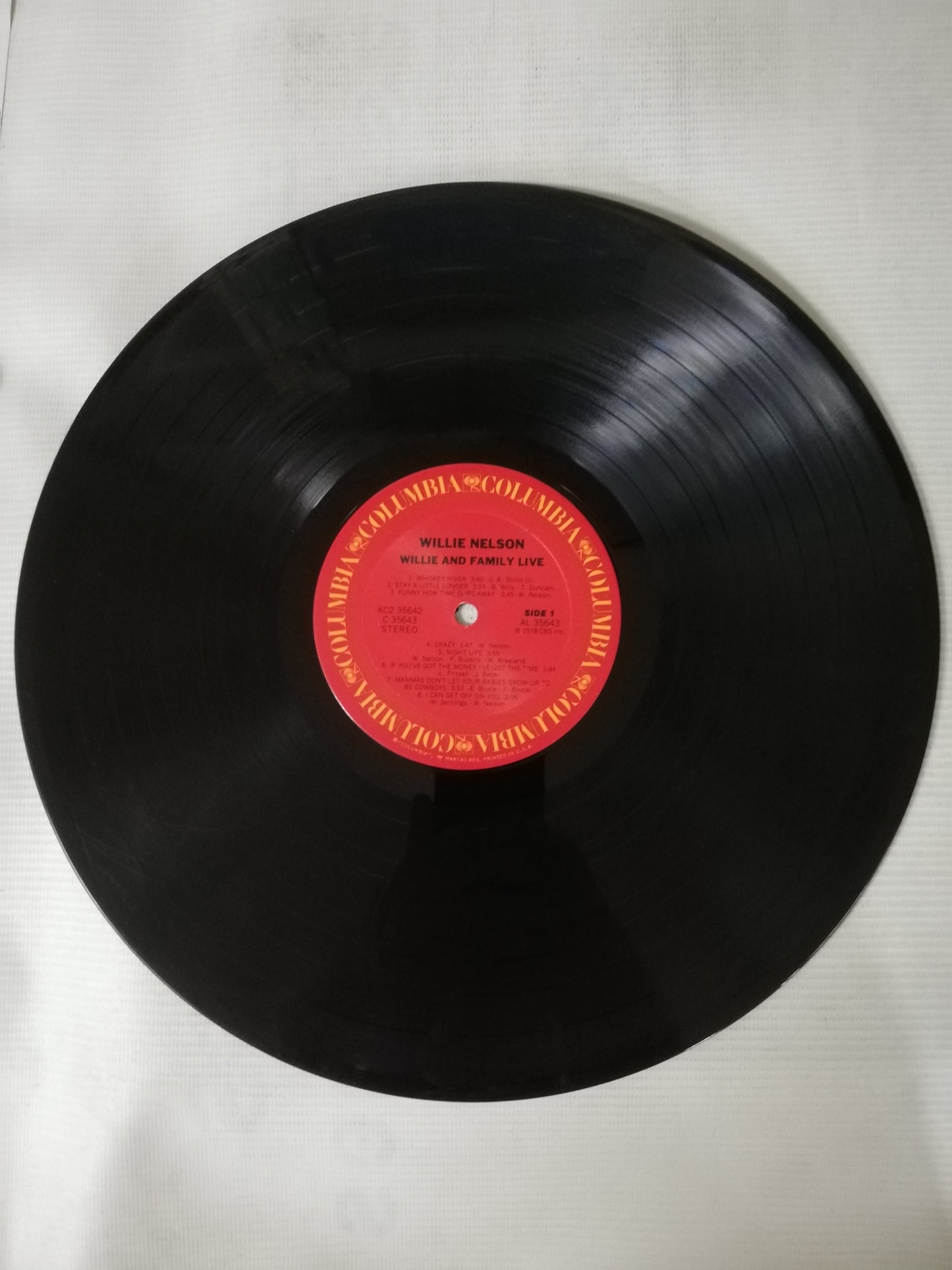 LP WLLIE NELSON - WIILIE AND FAMILY LIVE - VINYL X 2