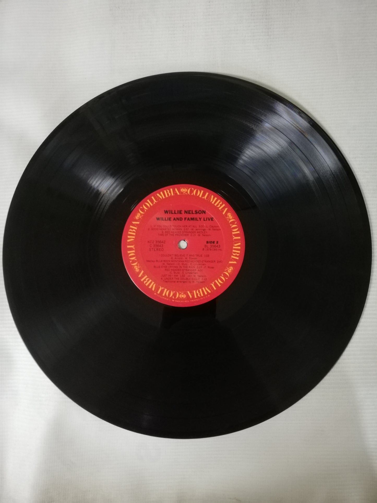 LP WLLIE NELSON - WIILIE AND FAMILY LIVE - VINYL X 2