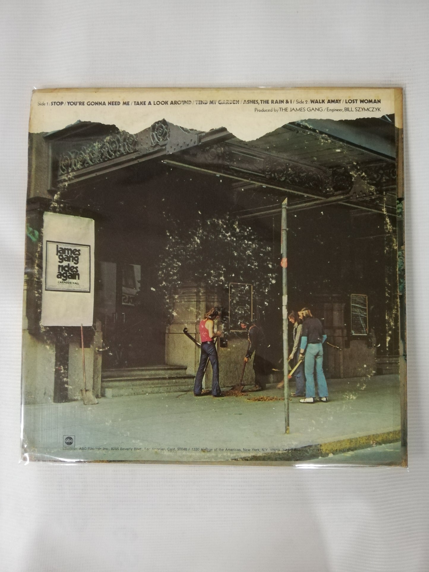 LP JAMES GANG - LIVE IN CONCERT