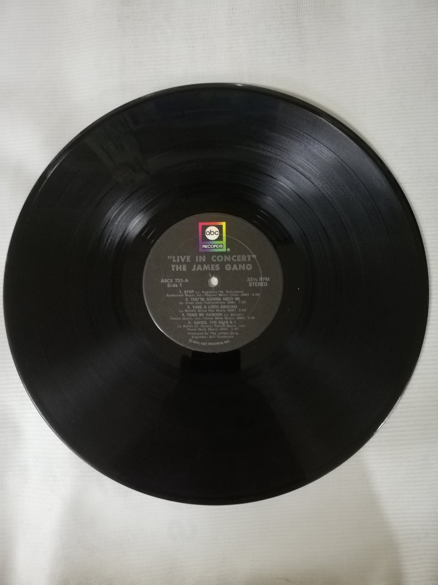 LP JAMES GANG - LIVE IN CONCERT