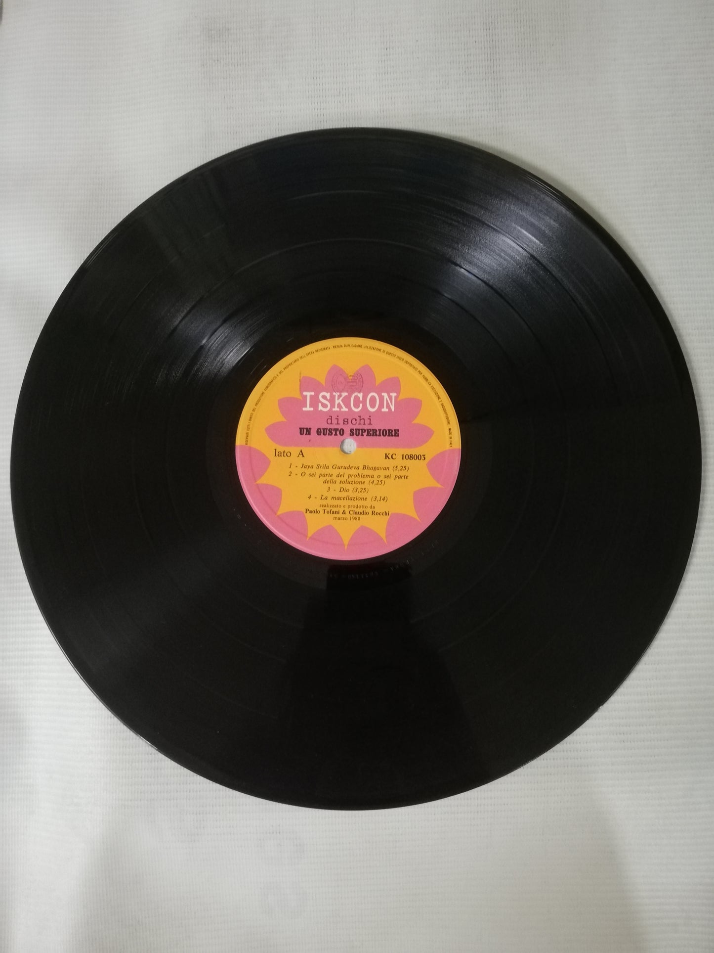 LP PAOLO TOFANI & CLAUDIO ROCCHI - UN GUSTO SUPERIORE