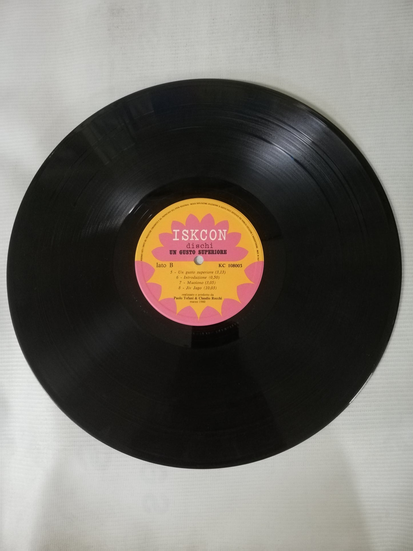 LP PAOLO TOFANI & CLAUDIO ROCCHI - UN GUSTO SUPERIORE