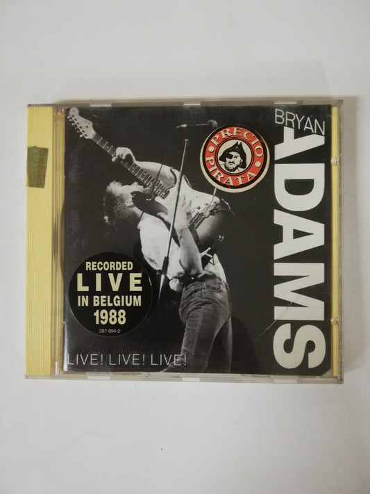 CD BRYAN ADAMS - LIVE! LIVE! LIVE!