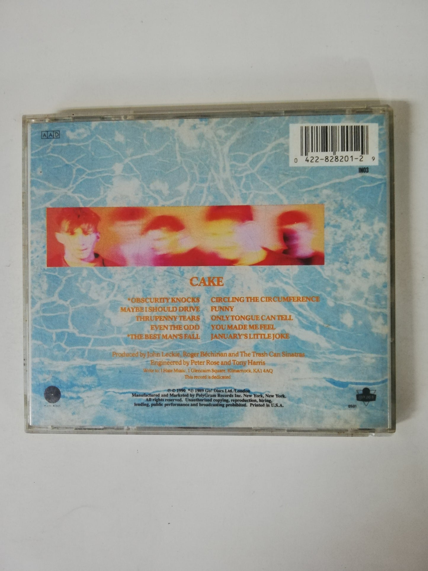 CD CAKE - TRASH CAN SINATRAS