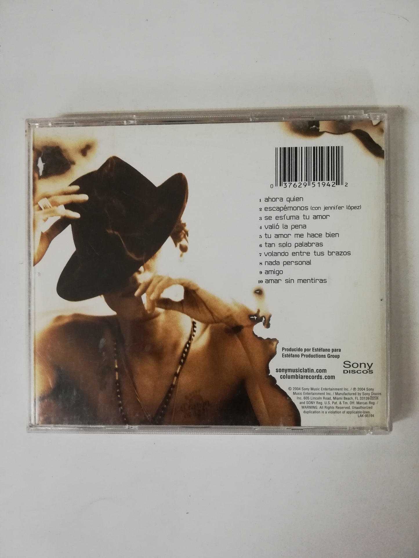 CD MARC ANTHONY - AMAR SIN MENTIRAS