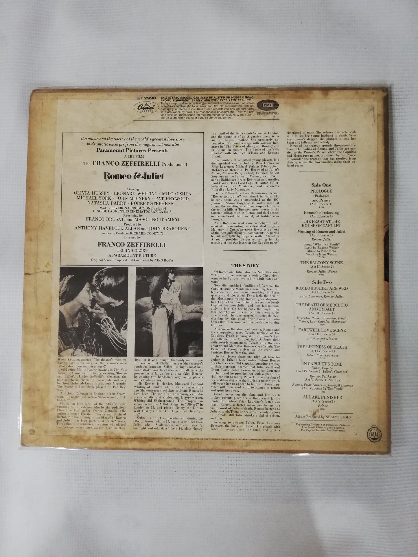 LP ROMEO & JULIET - ORIGINAL SOUNDTRACK RECORDING
