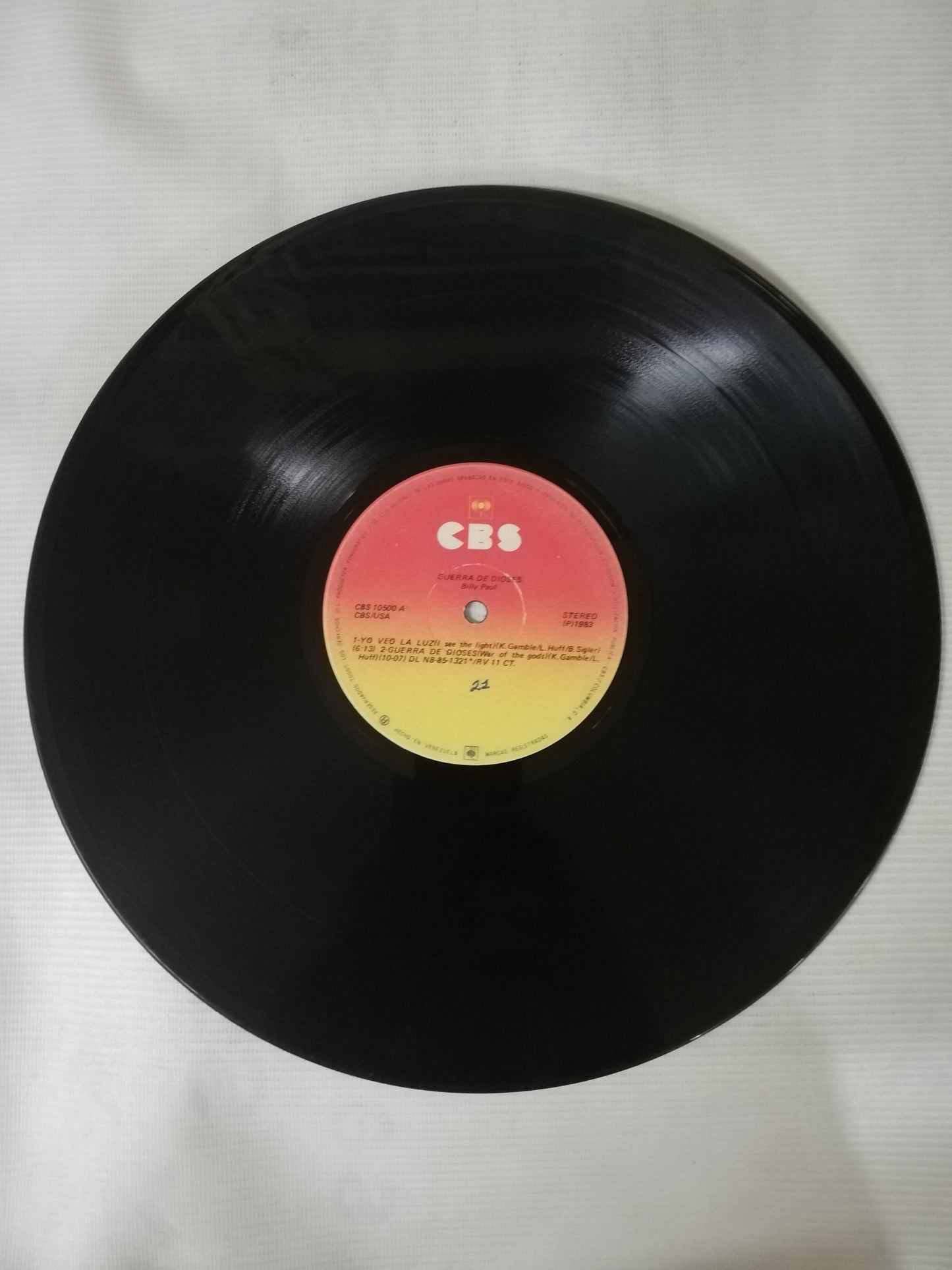 LP BILLY PAUL - WAR OF THE GODS