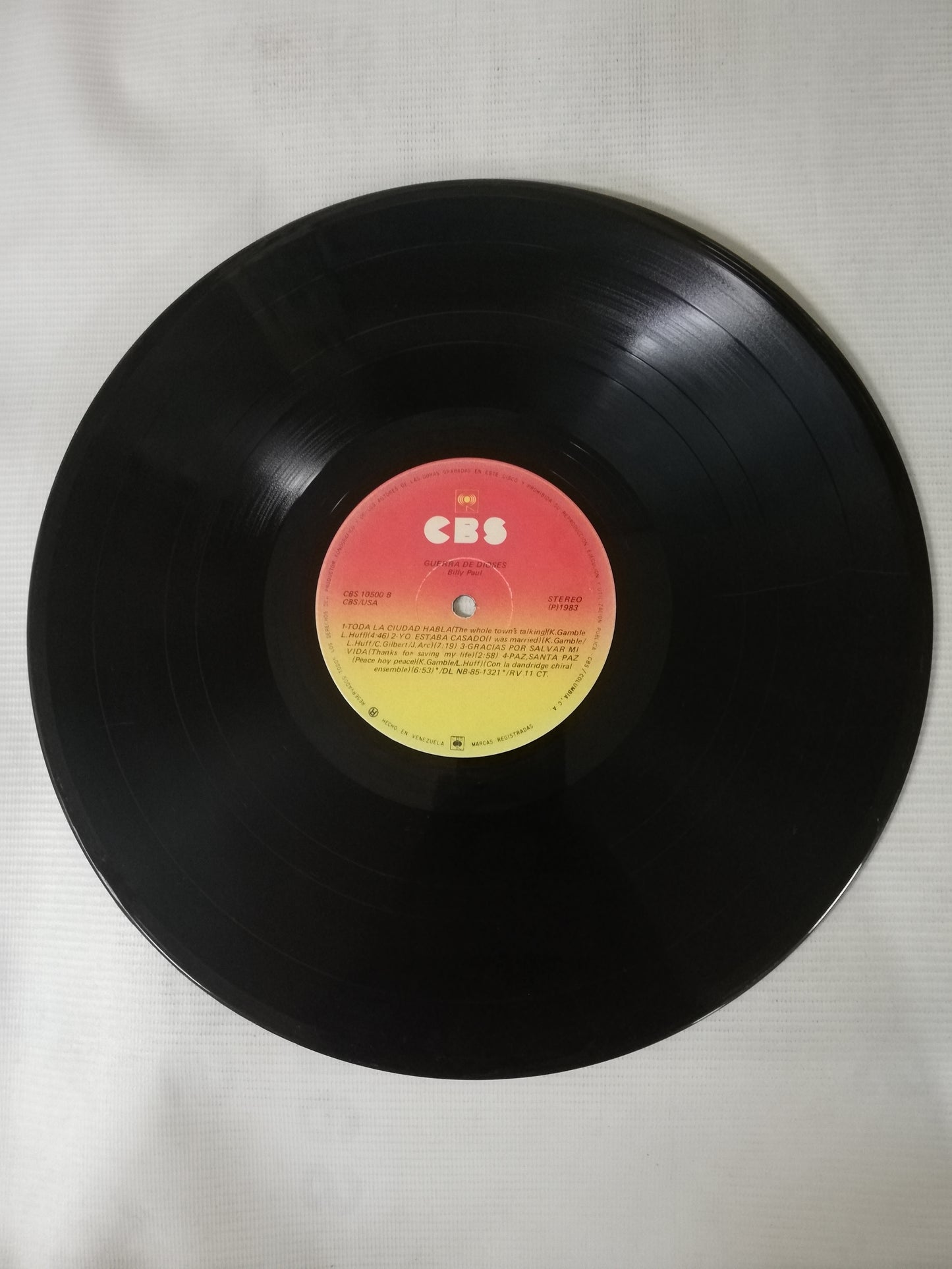 LP BILLY PAUL - WAR OF THE GODS