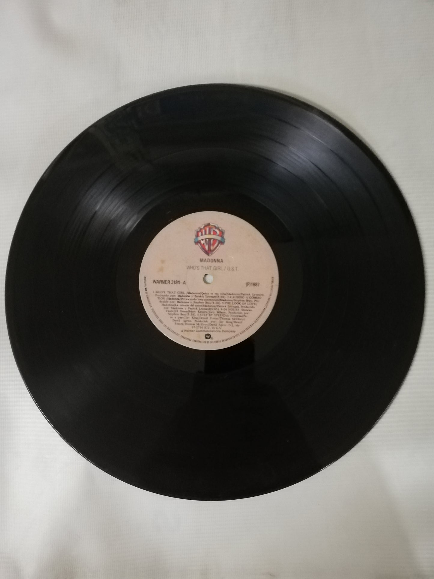 LP MADONNA - WHO´S THAT GIRL: ORIGINAL MOTION PICTURE SOUNDTRACK