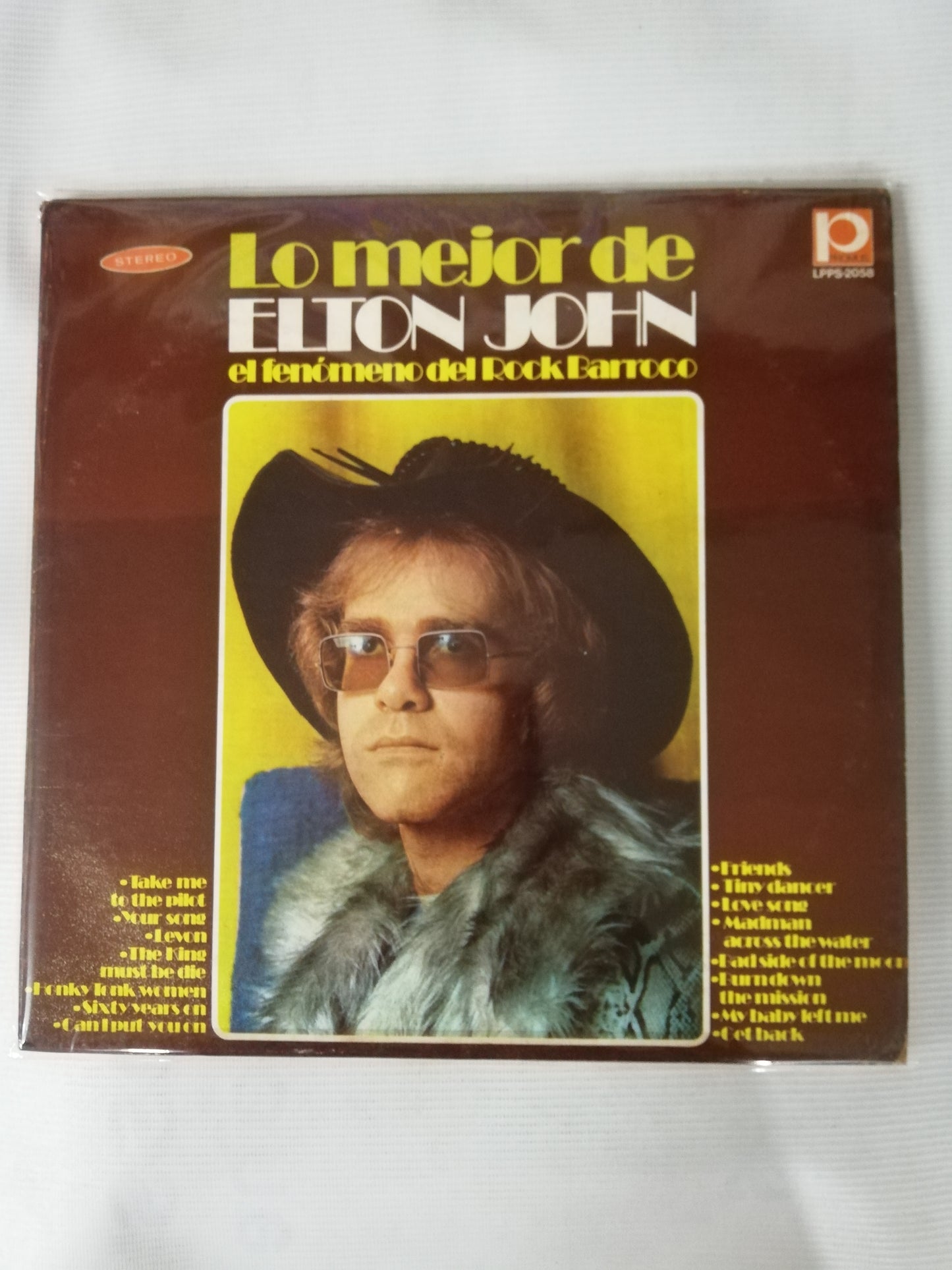 LP ELTON JOHN - LO MEJOR DE ELTON JOHN EL FENÓMENO DEL ROCK BARROCO - VINYL X 2