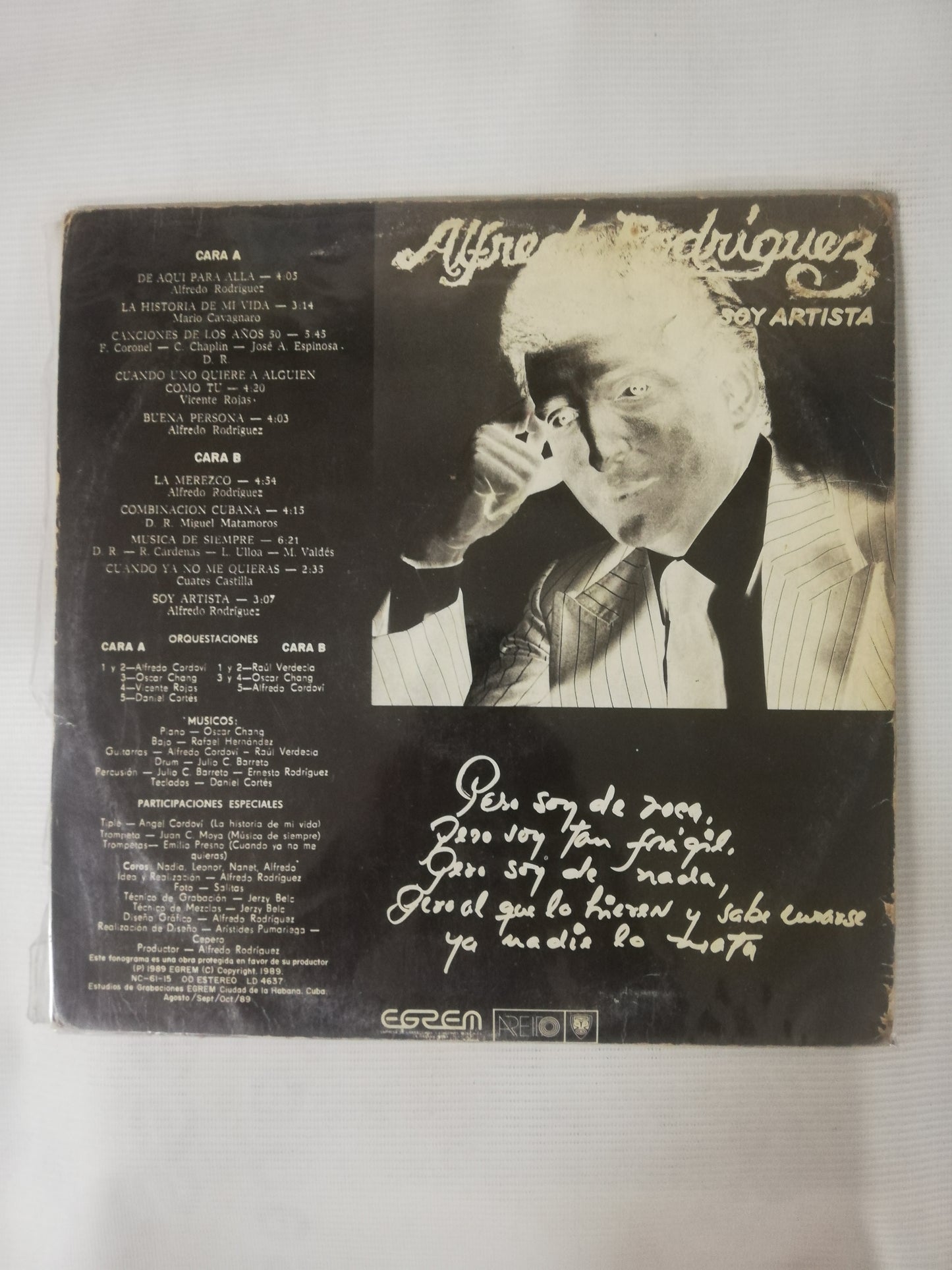 LP ALFREDO RODRIGUEZ - SOY ARTISTA