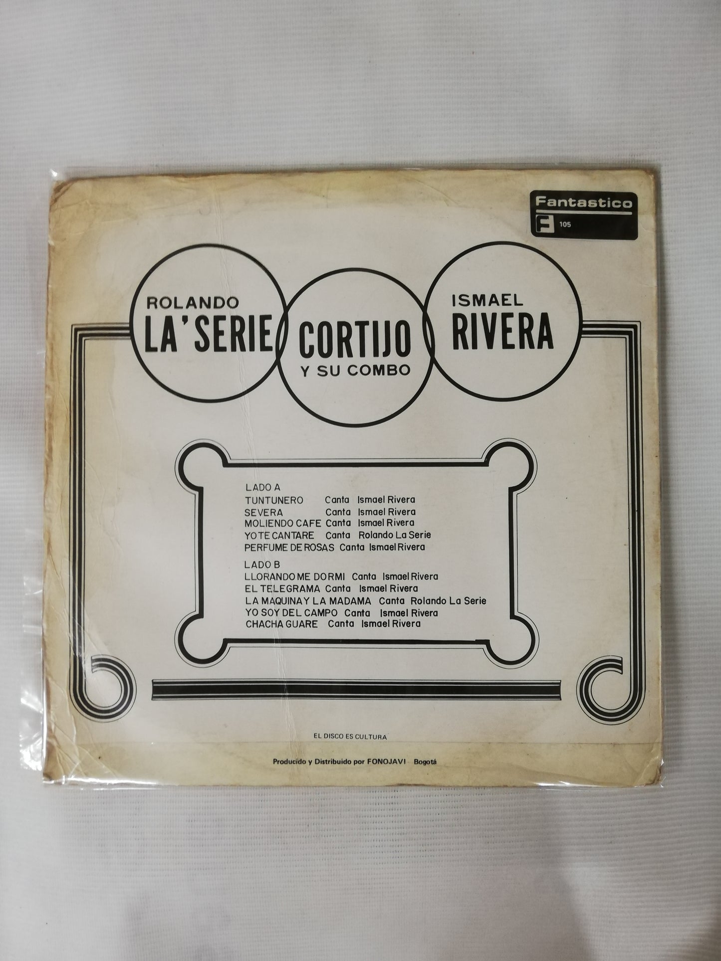 LP CORTIJO Y SU COMBO - CANTA: ISMAEL RIVERA Y ROLANDO LA SERIE