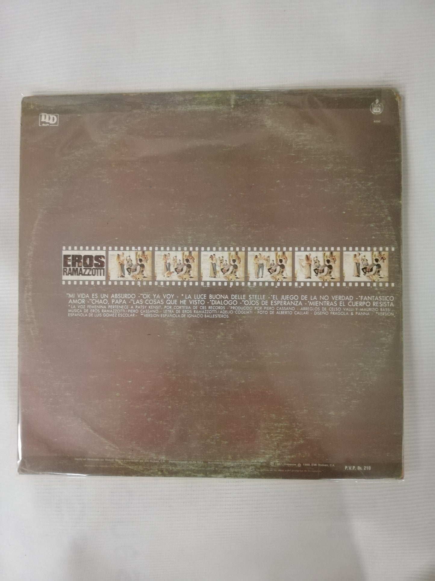 LP EROS RAMAZZOTTI - EN CIERTOS MOMENTOS