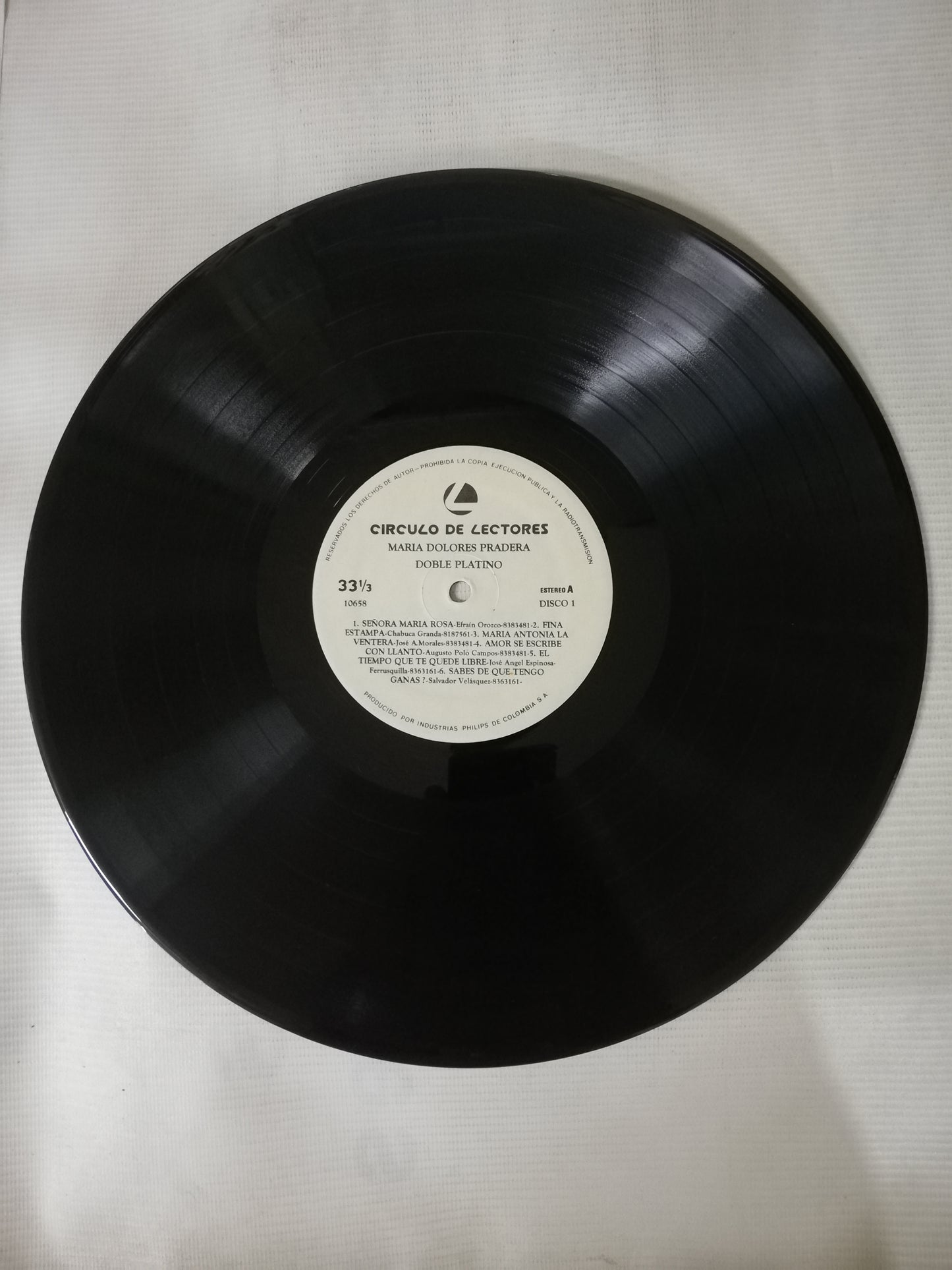 LP MARIA DOLORES PRADERA - COLECCIÓN DE PLATINO - VINYL X 2