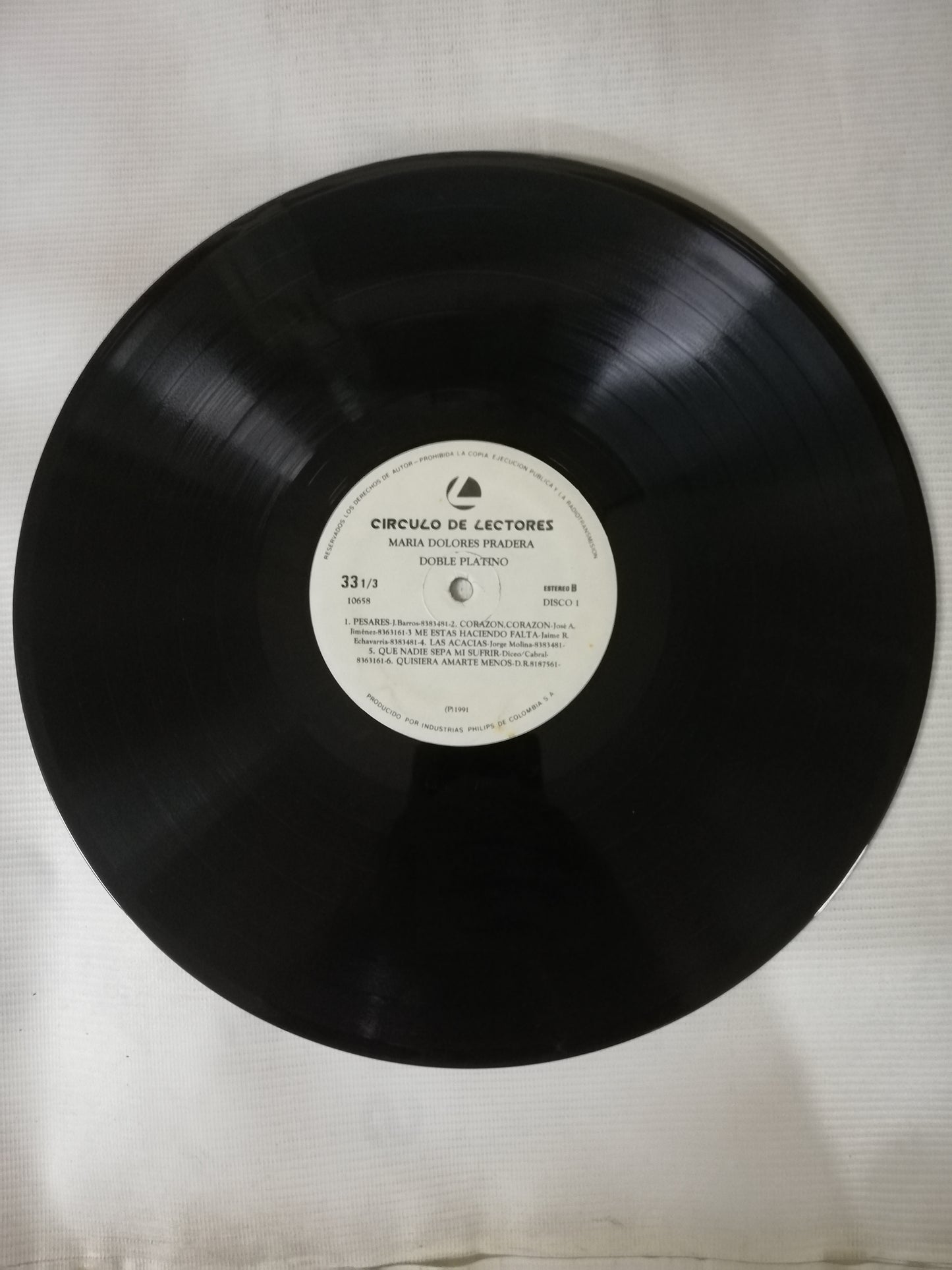 LP MARIA DOLORES PRADERA - COLECCIÓN DE PLATINO - VINYL X 2