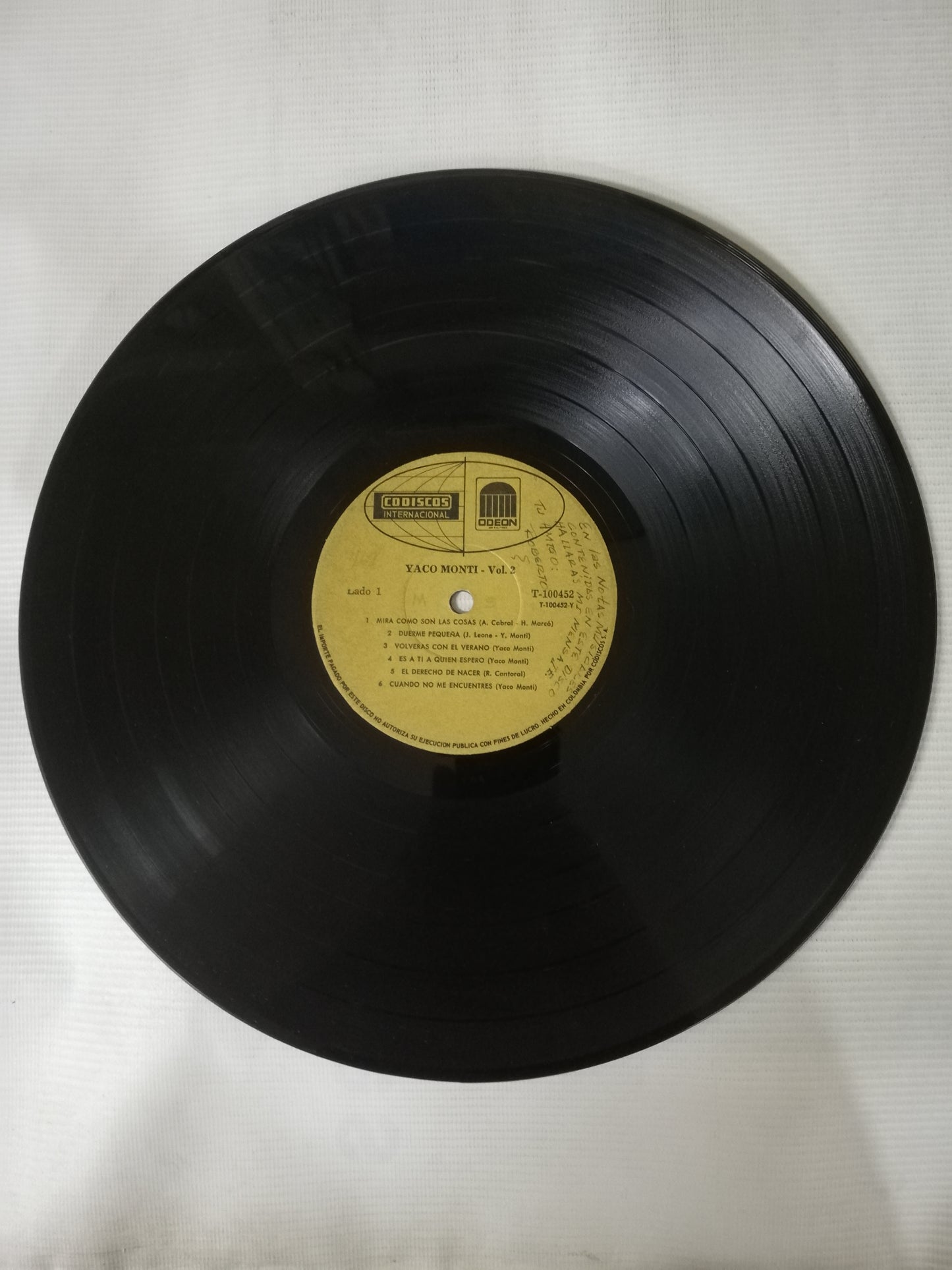 LP YACO MONTI - YACO MONTI VOL. 2