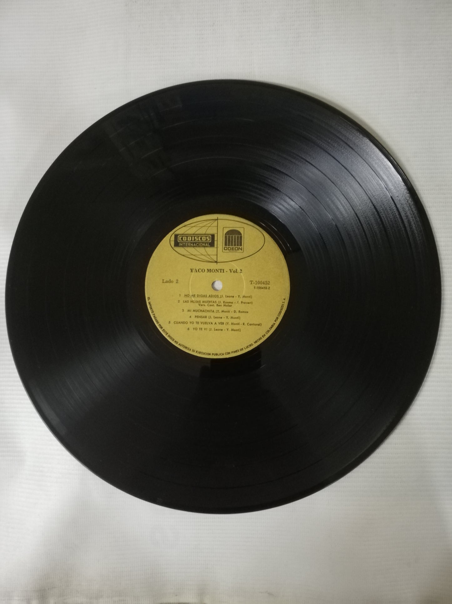 LP YACO MONTI - YACO MONTI VOL. 2