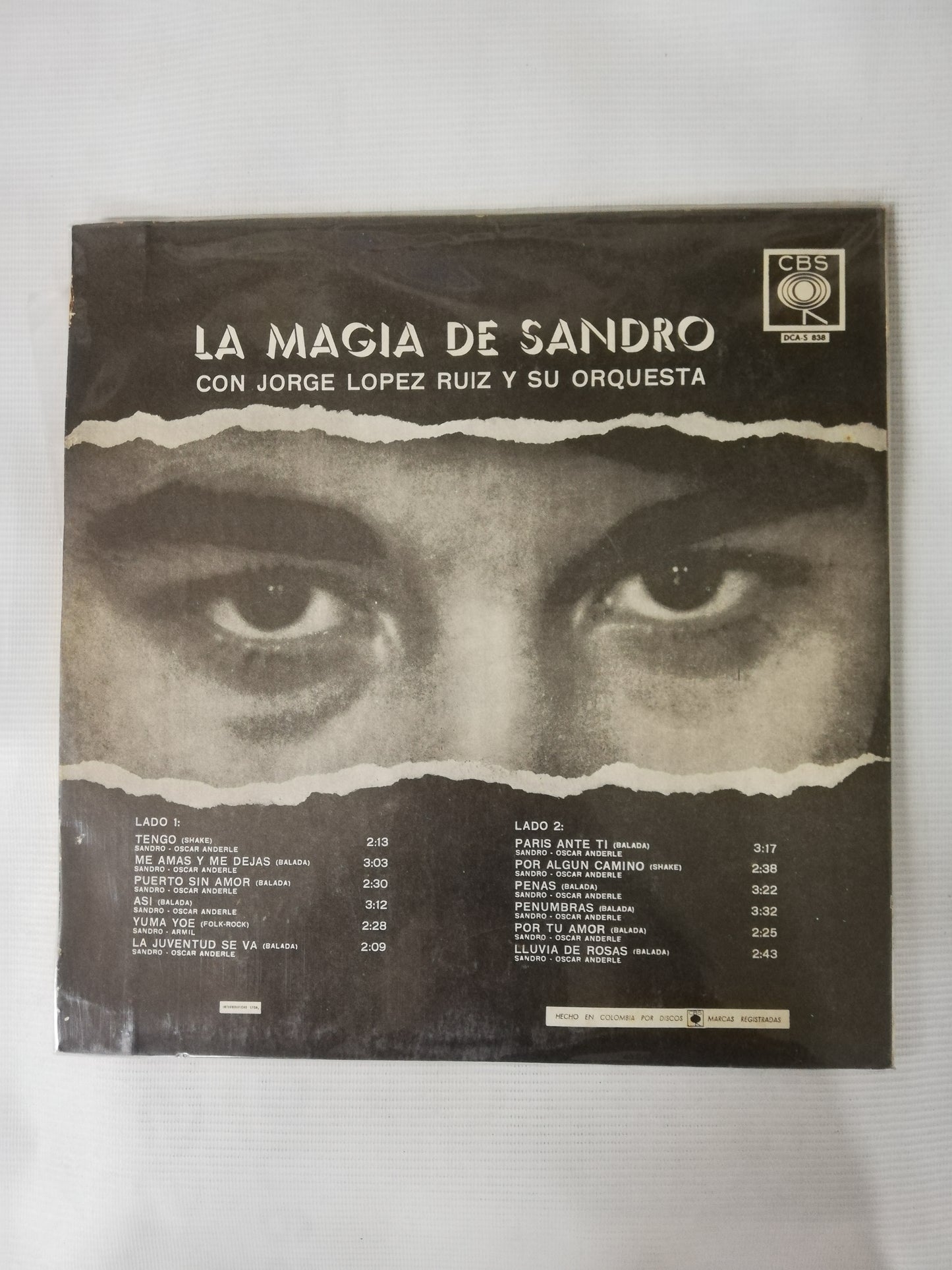 LP SANDRO - LA MAGIA DE SANDRO