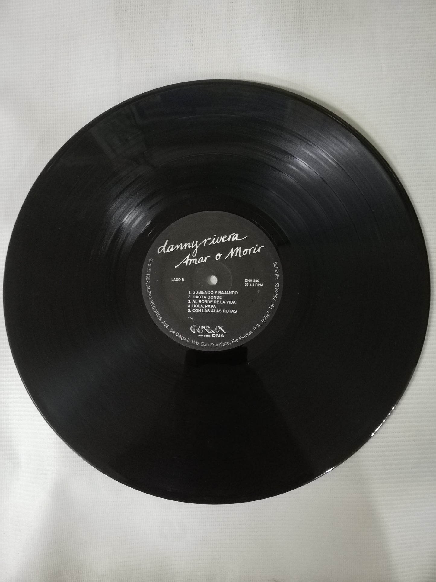 LP DANNY RIVERA - AMAR O MORIR