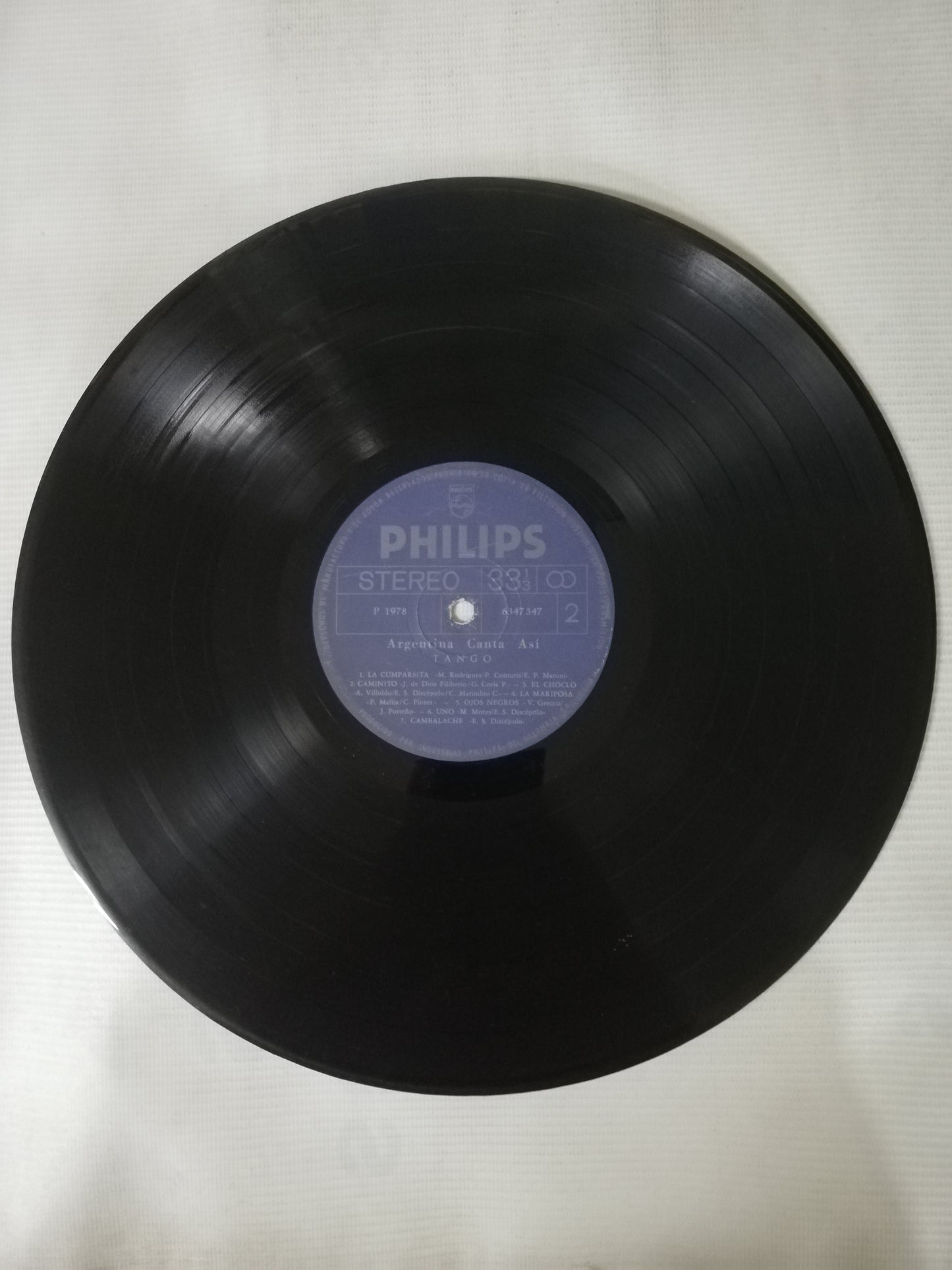 LP ARGENTINA CANTA ASÍ - TANGO AND FOLKLORE: THE MUSIC OF ARGENTINA