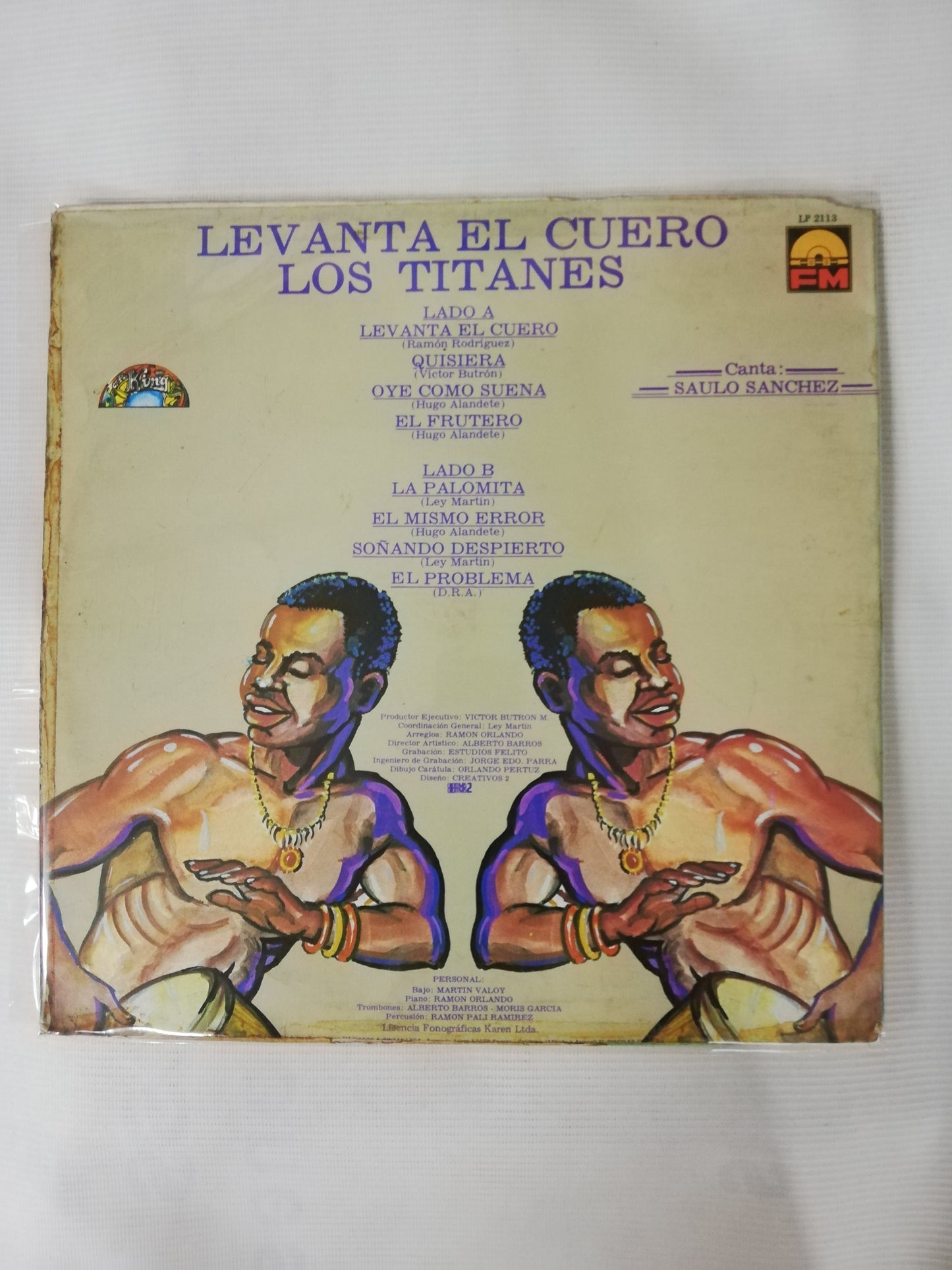LP LOS TITANES - LEVANTA EL CUERO