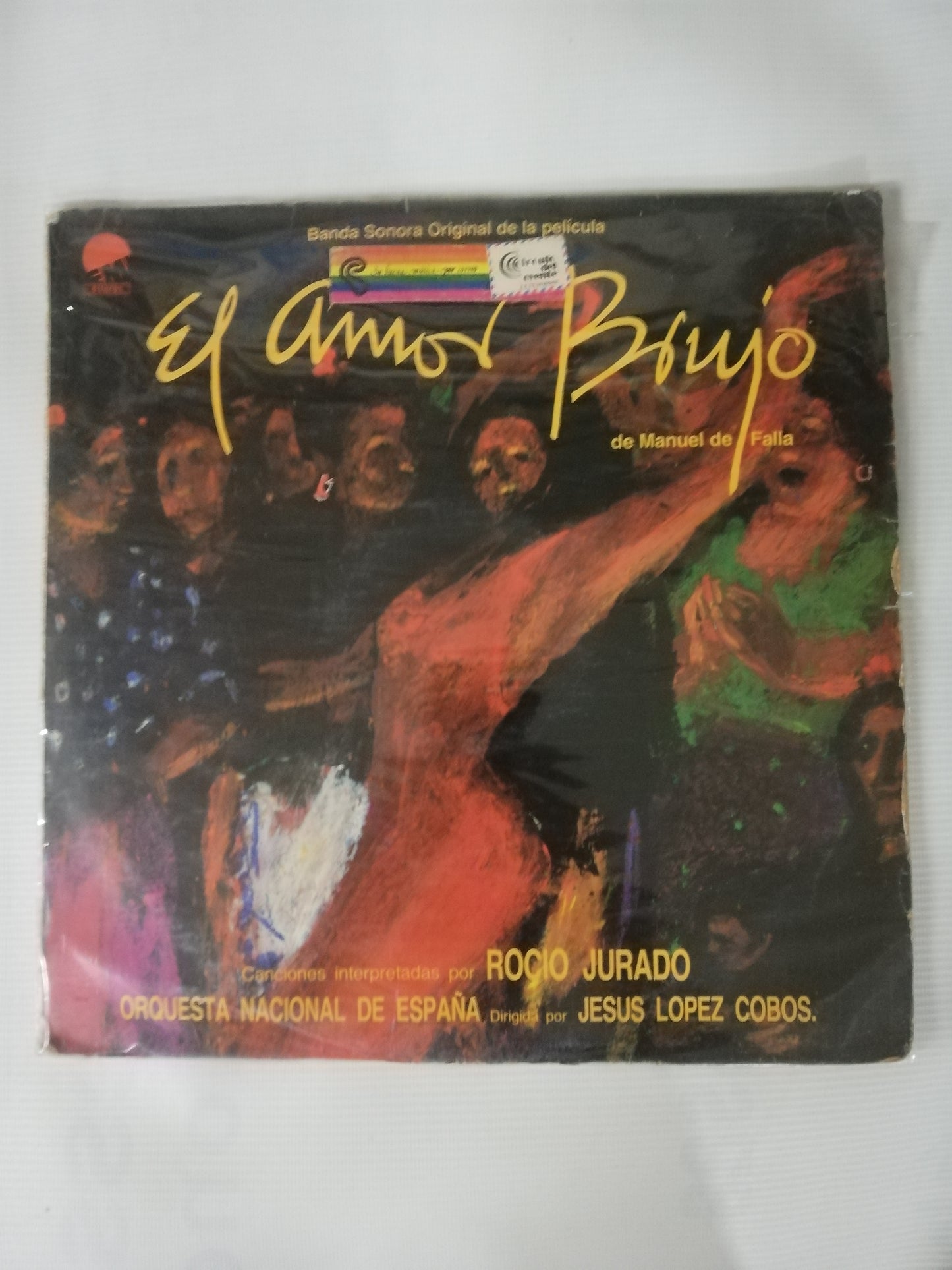 LP ROCIO JURADO - BANDA SONORA ORIGINAL DE LA PELICULA EL AMOR BRUJO DE MANUEL DE FALLA