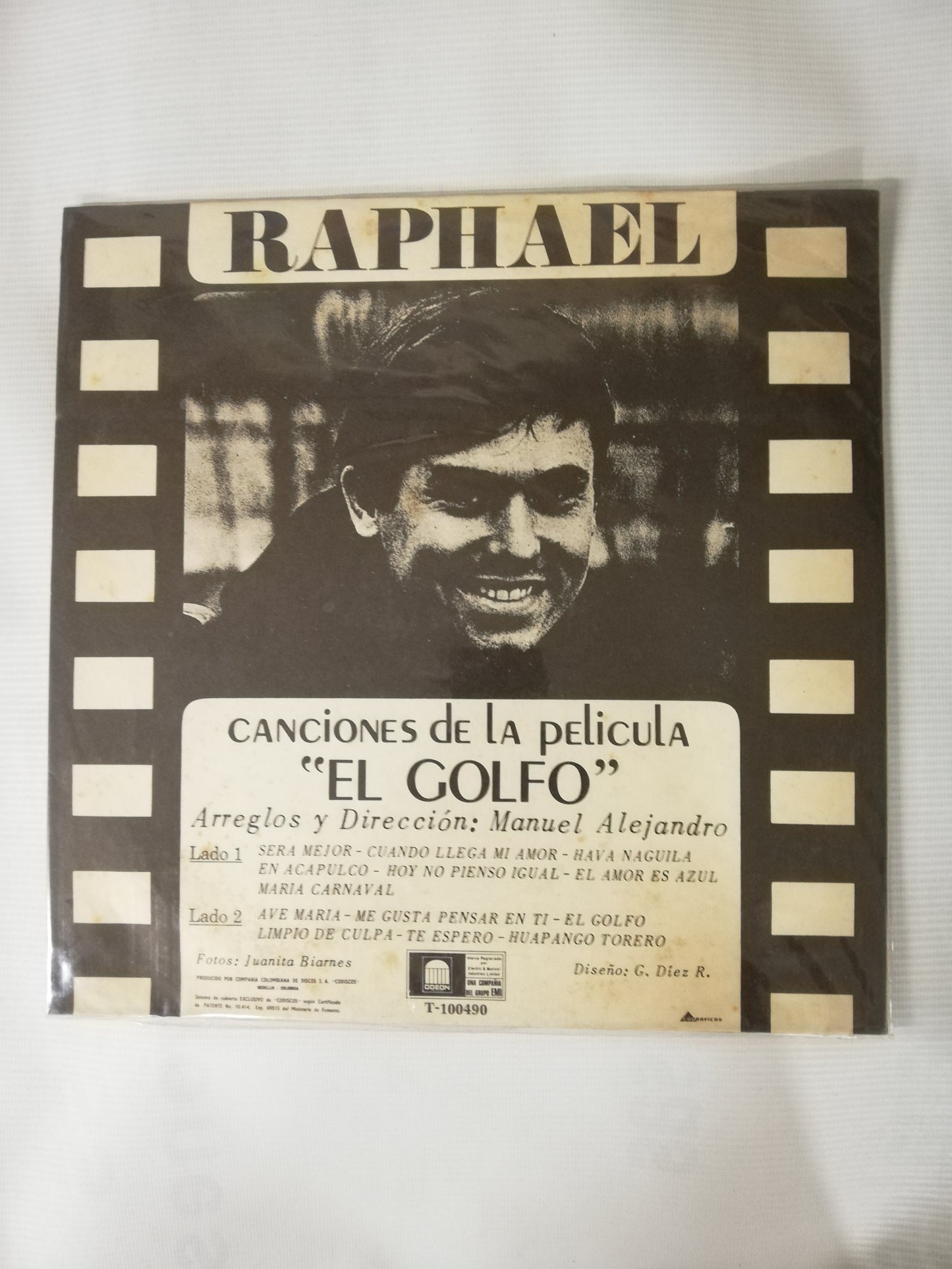 LP RAPHAEL - CANCIONES DE LA PELICULA "EL GOLFO"