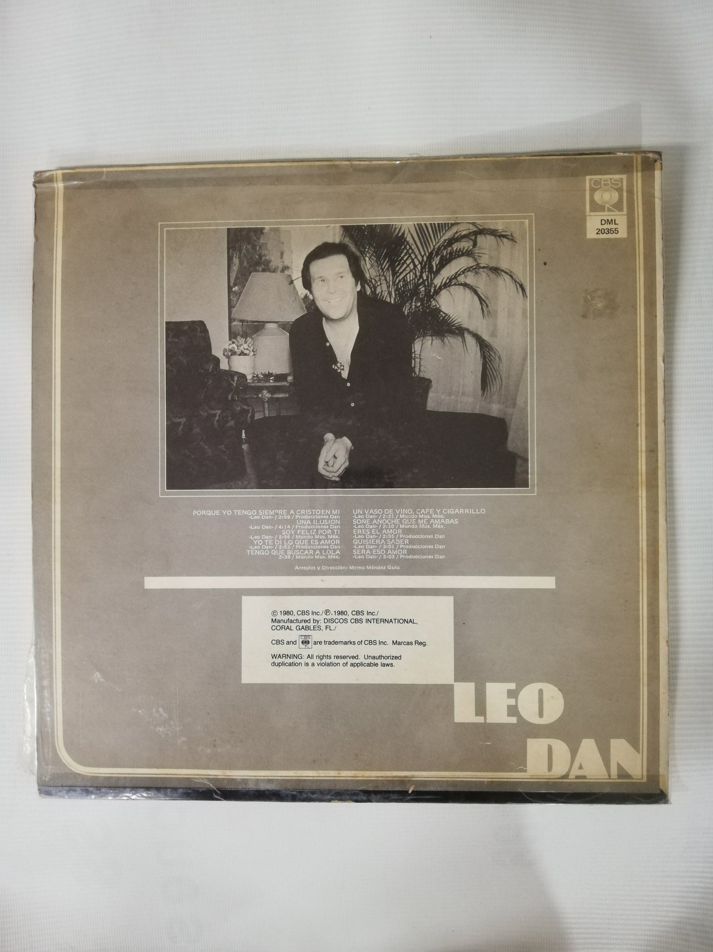 LP LEO DAN - TENGO QUE BUSCAR A LOLA