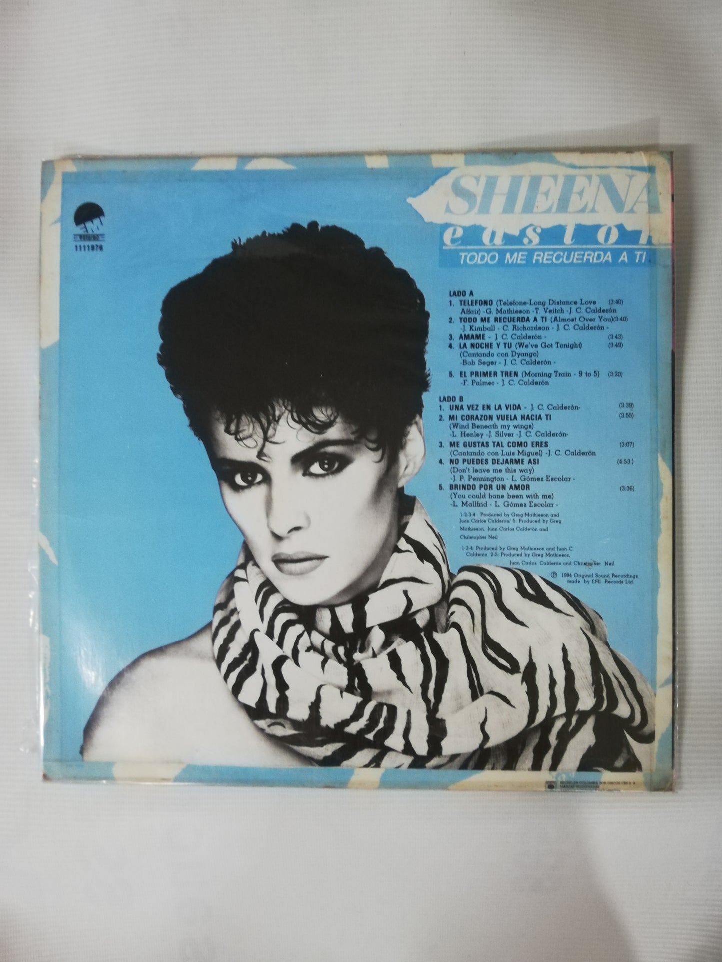 LP SHEENA EASTON - TODO ME RECUERDA A TI
