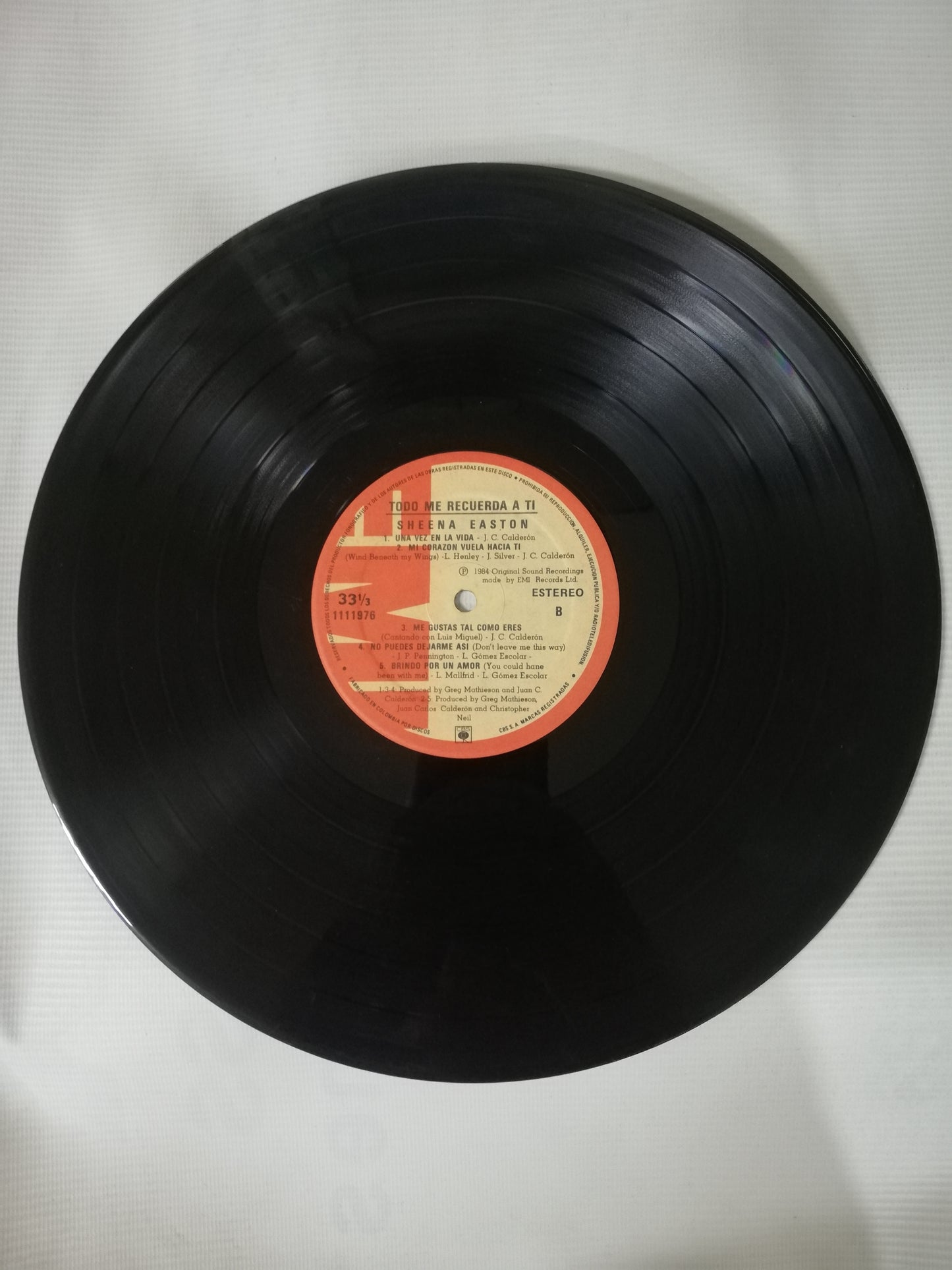 LP SHEENA EASTON - TODO ME RECUERDA A TI