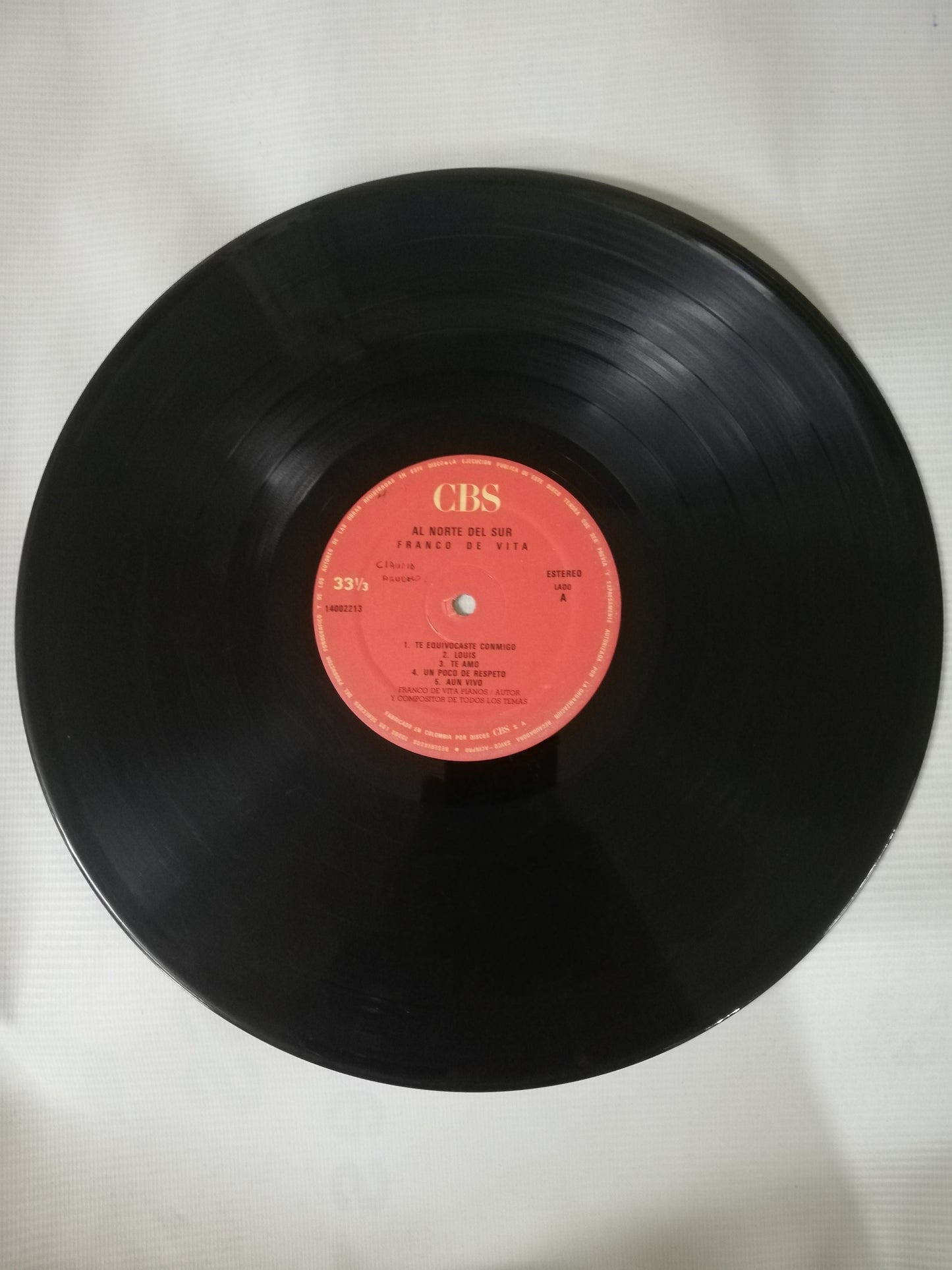 LP FRANCO DE VITA - AL NORTE DEL SUR