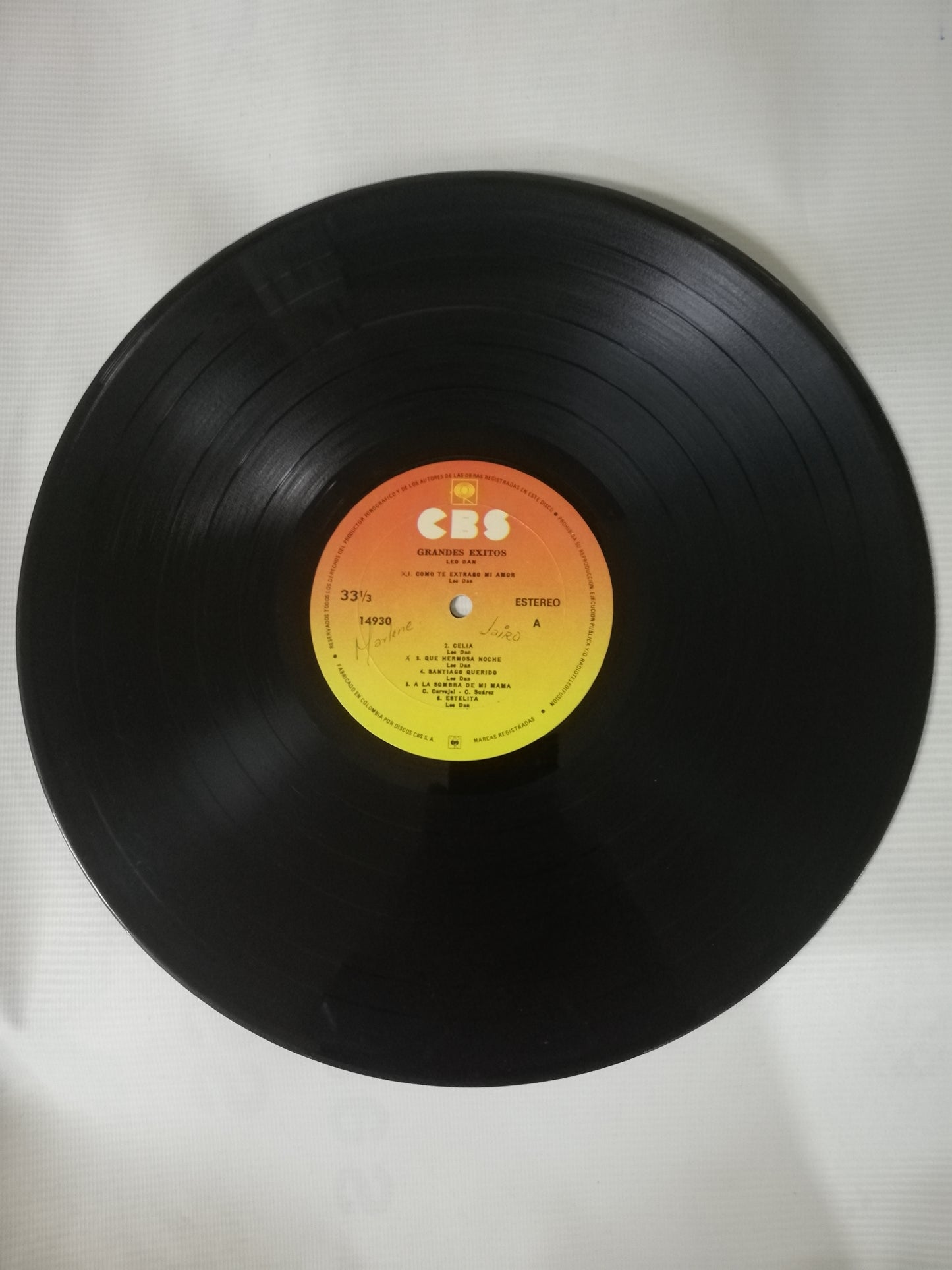 LP LEO DAN - LOS GRANDES EXITOS DE LEO DAN